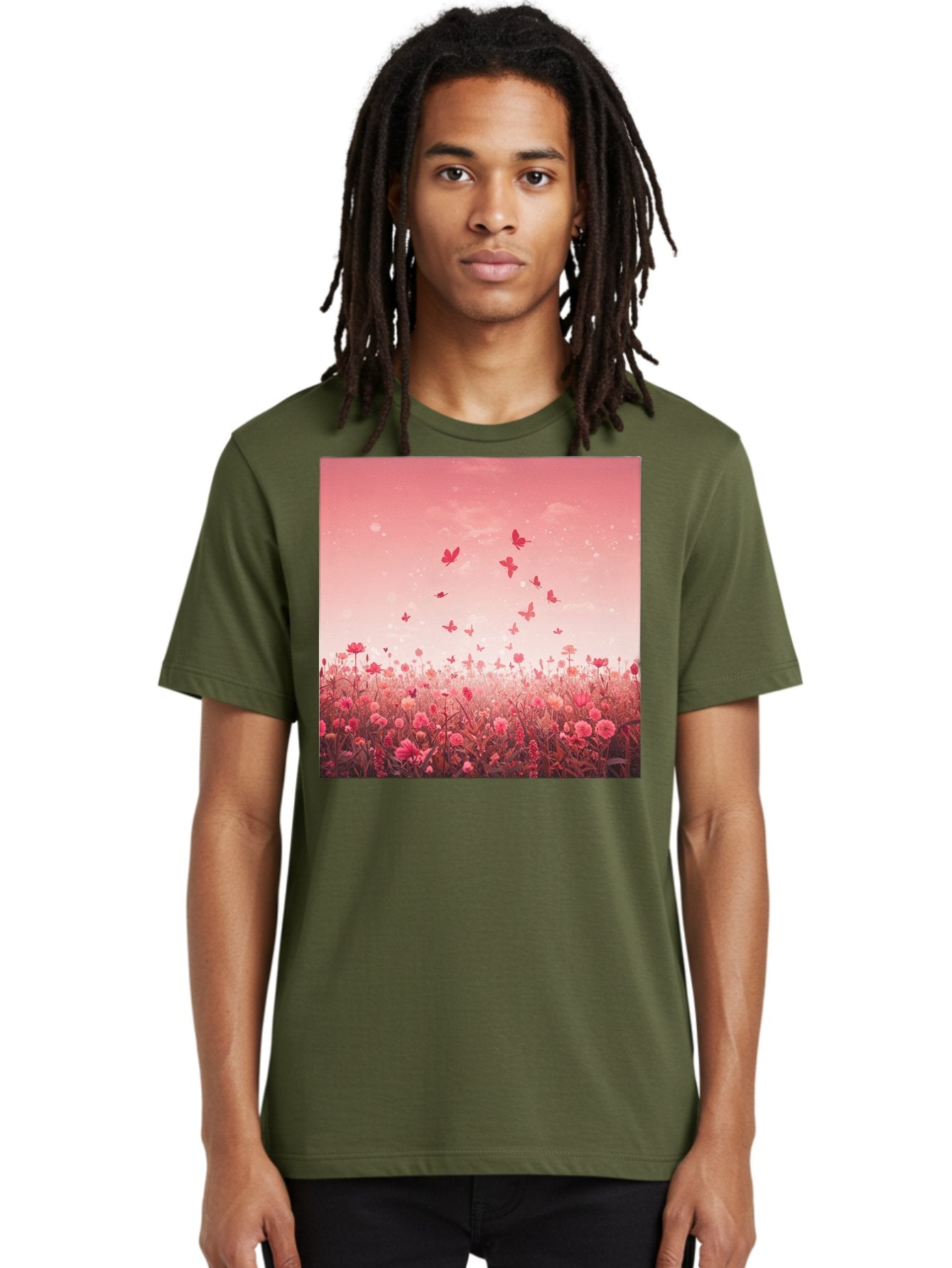 Butterfly-Meadow Men'S Graphic Tee, 100% Cotton, Comfortable Casual Summer Wear, Machine Washable, Vintage Camera, Old Camera, Antique Camera, Black Camera, Classic Photography, Photography Equipment, Nostalgic Device, Film Camera, Camera Art Baj365 16