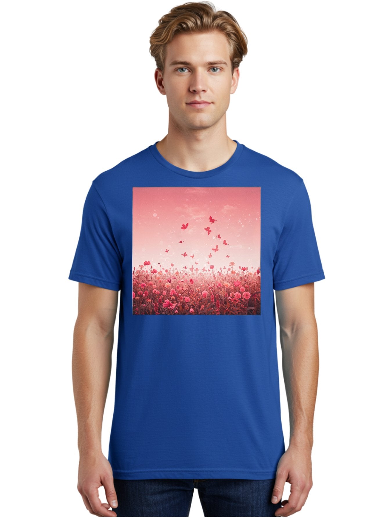 Butterfly-Meadow Men'S Graphic Tee, 100% Cotton, Comfortable Casual Summer Wear, Machine Washable, Vintage Camera, Old Camera, Antique Camera, Black Camera, Classic Photography, Photography Equipment, Nostalgic Device, Film Camera, Camera Art Baj365 18