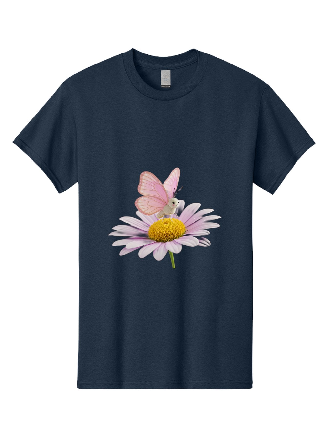 Butterfly-On-Daisy Men'S Graphic Tee, 100% Cotton, Comfortable Casual Summer Wear, Machine Washable, Vintage Camera, Old Camera, Antique Camera, Black Camera, Classic Photography, Photography Equipment, Nostalgic Device, Film Camera, Baj366 4