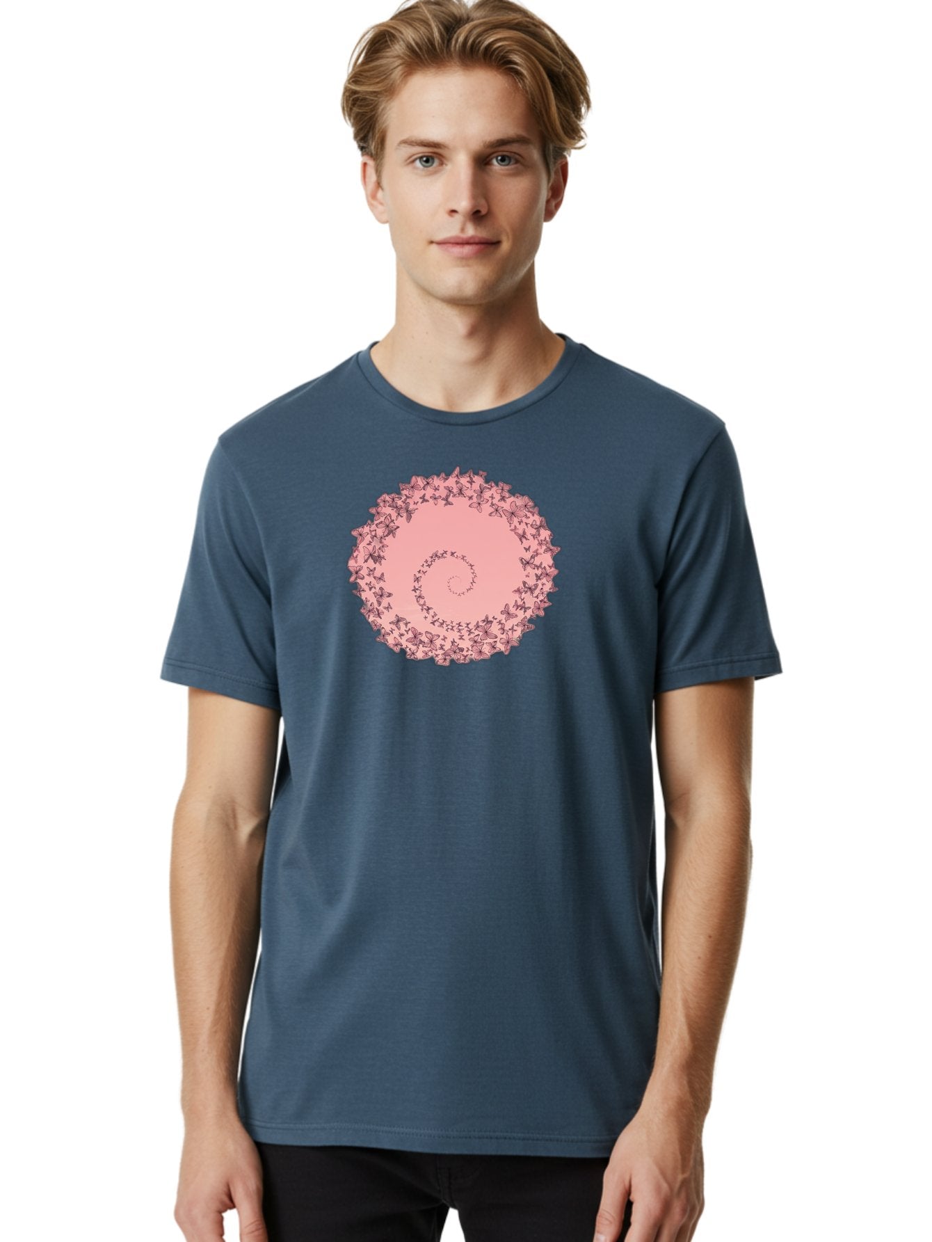 Butterfly-Spiral Men'S Graphic Tee, 100% Cotton, Comfortable Casual Summer Wear, Machine Washable, Vintage Camera, Old Camera, Antique Camera, Black Camera, Classic Photography, Photography Equipment, Nostalgic Device, Film Camera, Camera Art Baj368 20