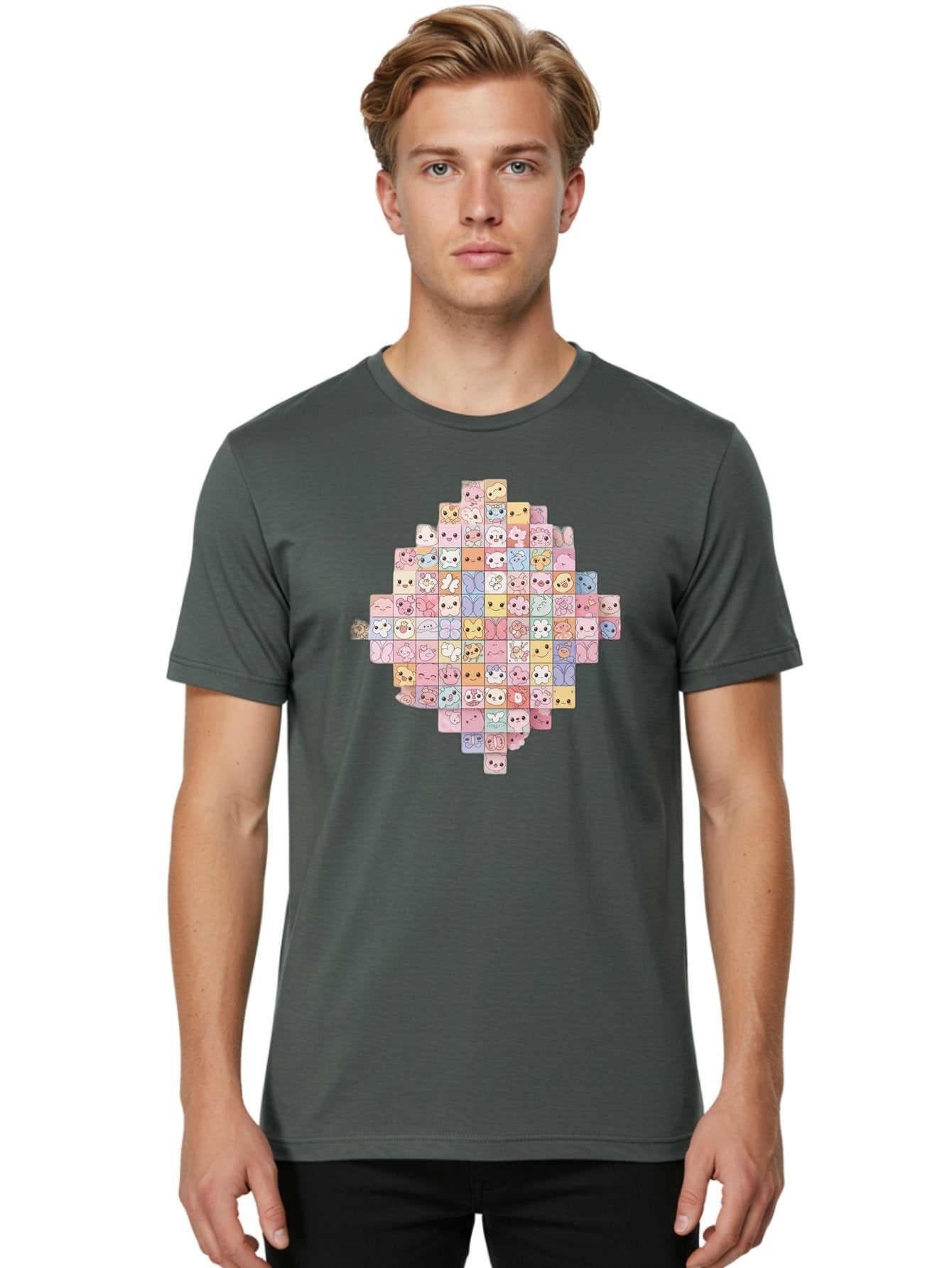 Candy-Crush-Grid Men'S Graphic Tee, 100% Cotton, Comfortable Casual Summer Wear, Machine Washable, Vintage Camera, Old Camera, Antique Camera, Black Camera, Classic Photography, Photography Equipment, Nostalgic Device, Film Camera, Camera Art Baj371 22