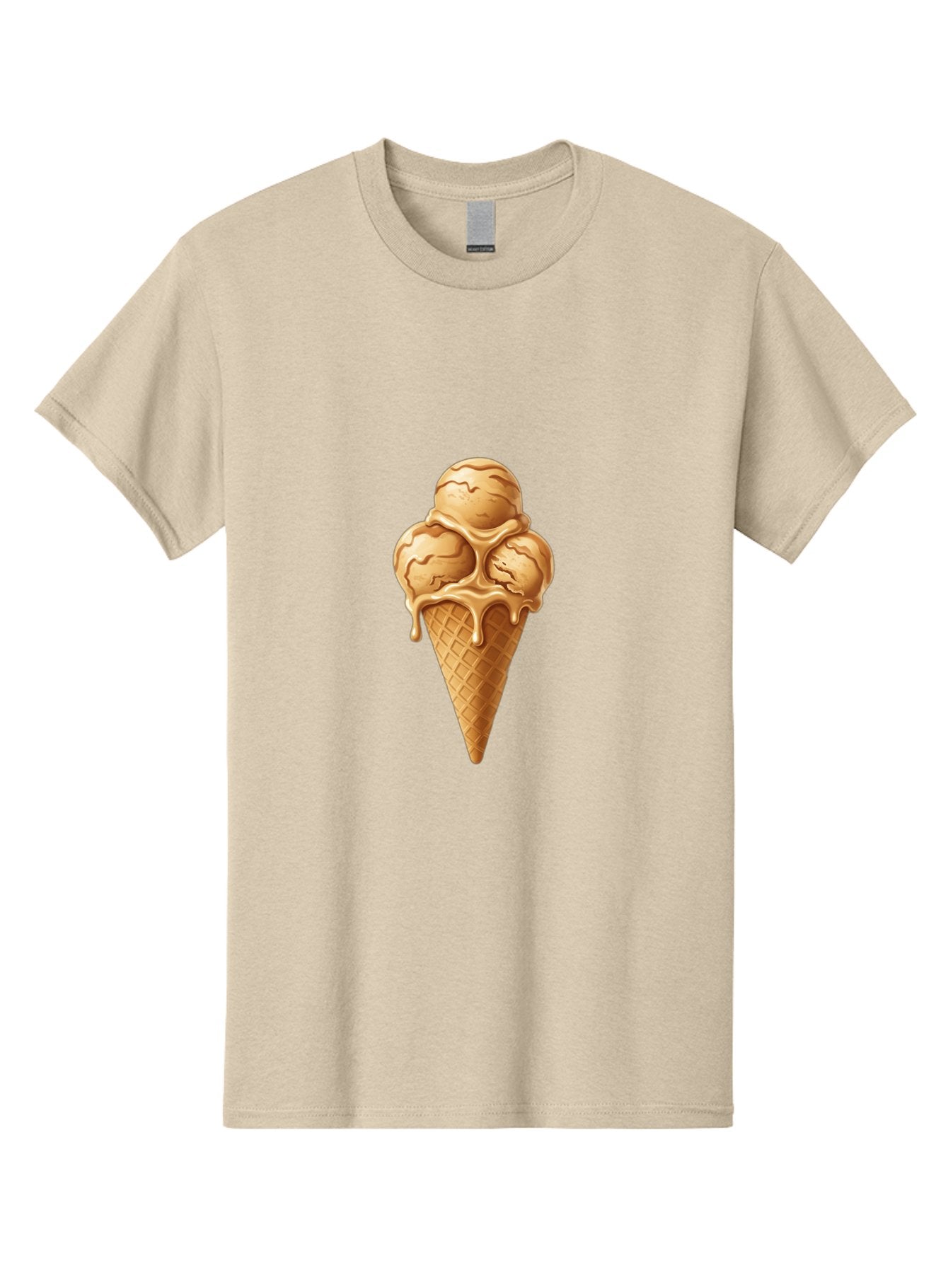 Caramel-Ice-Cream-Cone-1 Men'S Graphic Tee, 100% Cotton, Comfortable Casual Summer Wear, Machine Washable, Vintage Camera, Old Camera, Antique Camera, Black Camera, Classic Photography, Photography Equipment, Nostalgic Device, Film Camera, Baj377 15