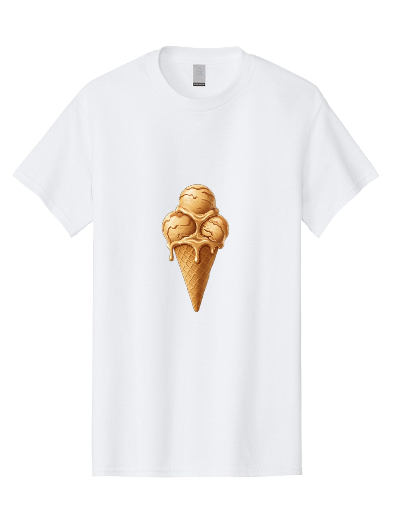 Caramel-Ice-Cream-Cone-1 Men'S Graphic Tee, 100% Cotton, Comfortable Casual Summer Wear, Machine Washable, Vintage Camera, Old Camera, Antique Camera, Black Camera, Classic Photography, Photography Equipment, Nostalgic Device, Film Camera, Baj377 10