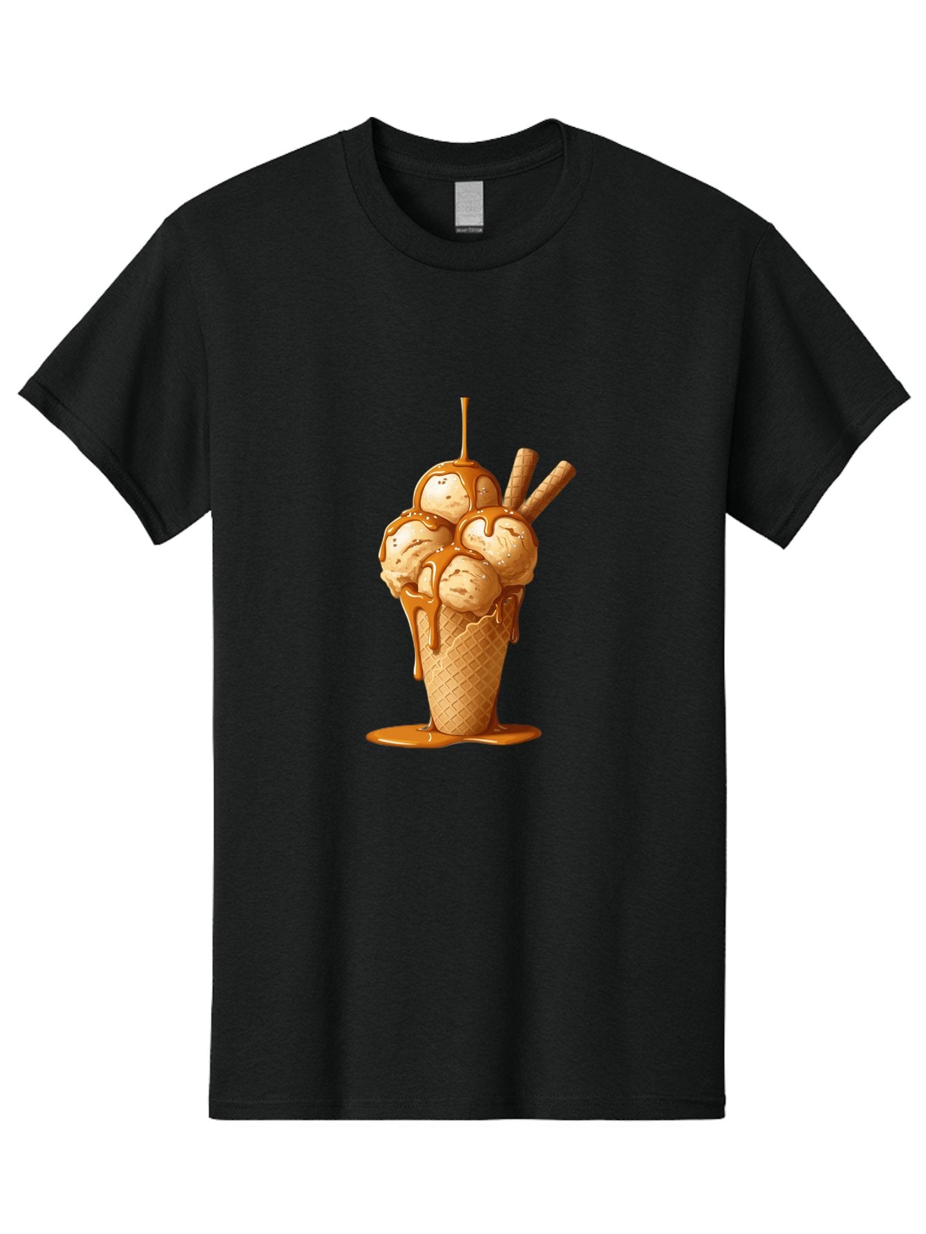 Caramel-Ice-Cream-Cone Men'S Graphic Tee, 100% Cotton, Comfortable Casual Summer Wear, Machine Washable, Vintage Camera, Old Camera, Antique Camera, Black Camera, Classic Photography, Photography Equipment, Nostalgic Device, Film Camera, Baj378 15