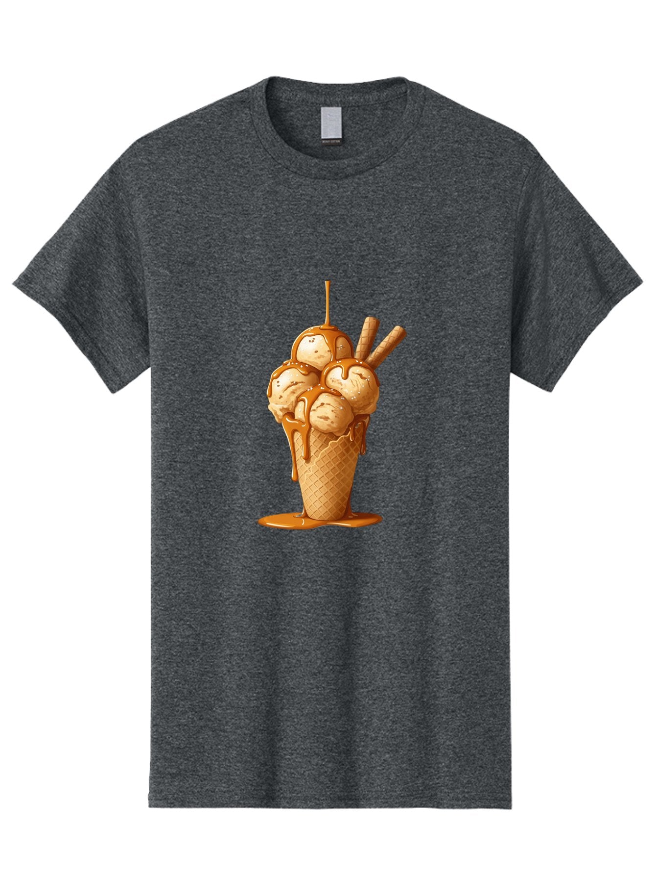 Caramel-Ice-Cream-Cone Men'S Graphic Tee, 100% Cotton, Comfortable Casual Summer Wear, Machine Washable, Vintage Camera, Old Camera, Antique Camera, Black Camera, Classic Photography, Photography Equipment, Nostalgic Device, Film Camera, Baj378 3