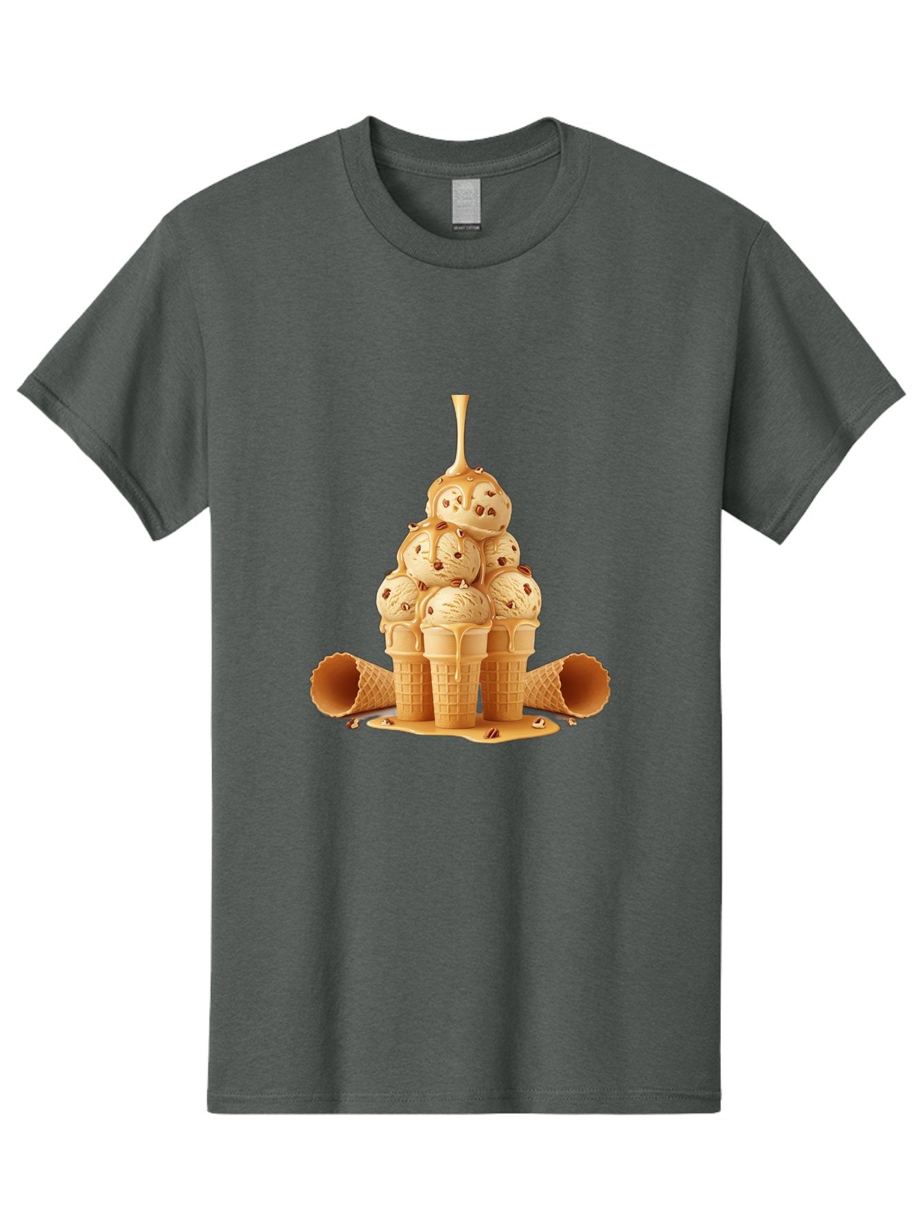 Caramel-Ice-Cream-Cones Men'S Graphic Tee, 100% Cotton, Comfortable Casual Summer Wear, Machine Washable, Vintage Camera, Old Camera, Antique Camera, Black Camera, Classic Photography, Photography Equipment, Nostalgic Device, Film Camera, Baj379 3