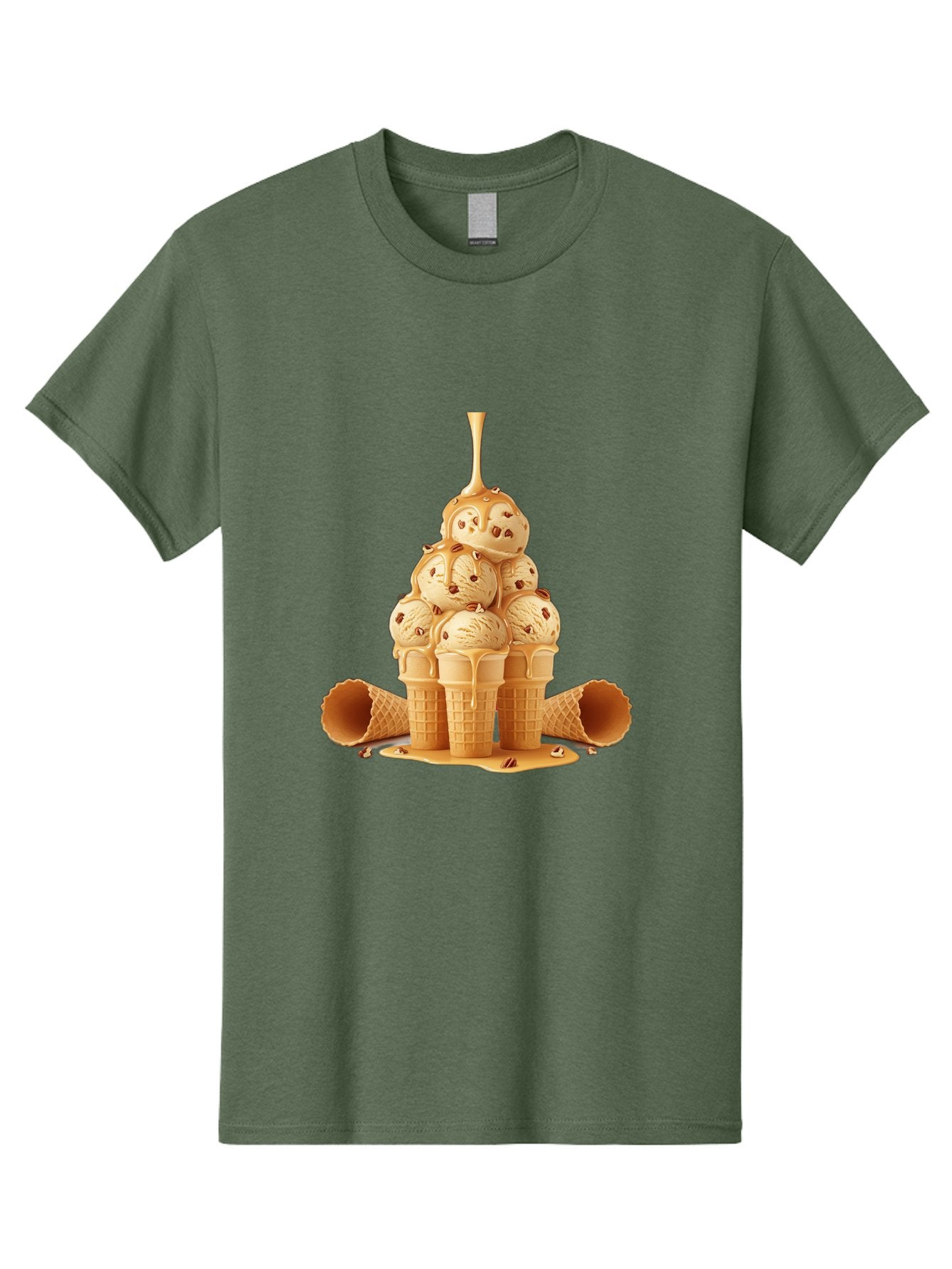 Caramel-Ice-Cream-Cones Men'S Graphic Tee, 100% Cotton, Comfortable Casual Summer Wear, Machine Washable, Vintage Camera, Old Camera, Antique Camera, Black Camera, Classic Photography, Photography Equipment, Nostalgic Device, Film Camera, Baj379 4