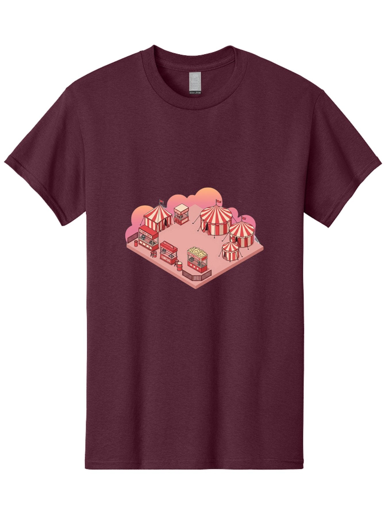 Carnival-Scene-1 Men'S Graphic Tee, 100% Cotton, Comfortable Casual Summer Wear, Machine Washable, Vintage Camera, Old Camera, Antique Camera, Black Camera, Classic Photography, Photography Equipment, Nostalgic Device, Film Camera, Camera Art Baj380 3