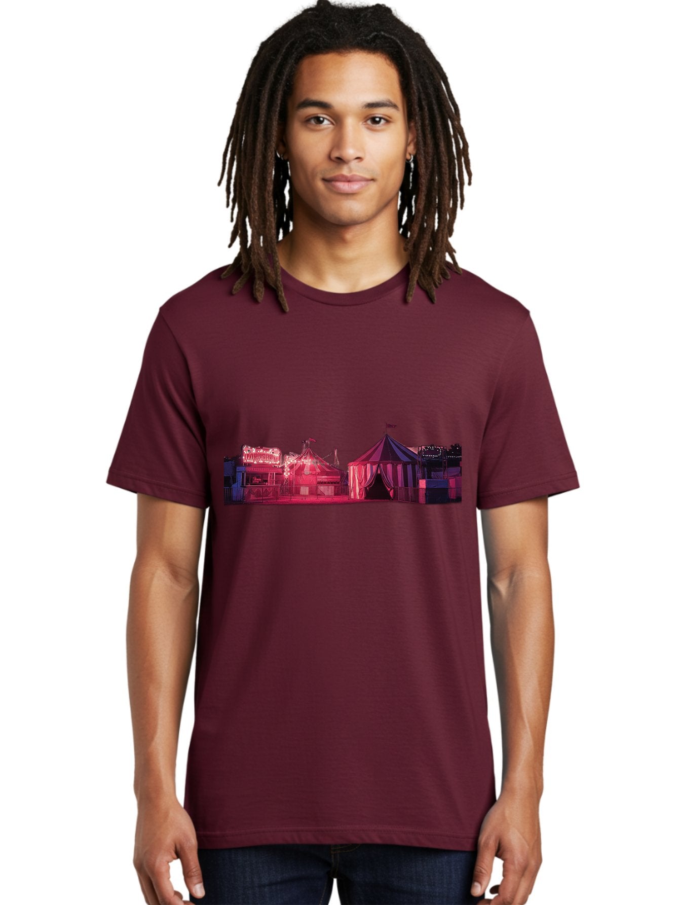 Carnival-Scene-2 Men'S Graphic Tee, 100% Cotton, Comfortable Casual Summer Wear, Machine Washable, Vintage Camera, Old Camera, Antique Camera, Black Camera, Classic Photography, Photography Equipment, Nostalgic Device, Film Camera, Camera Art Baj381 29
