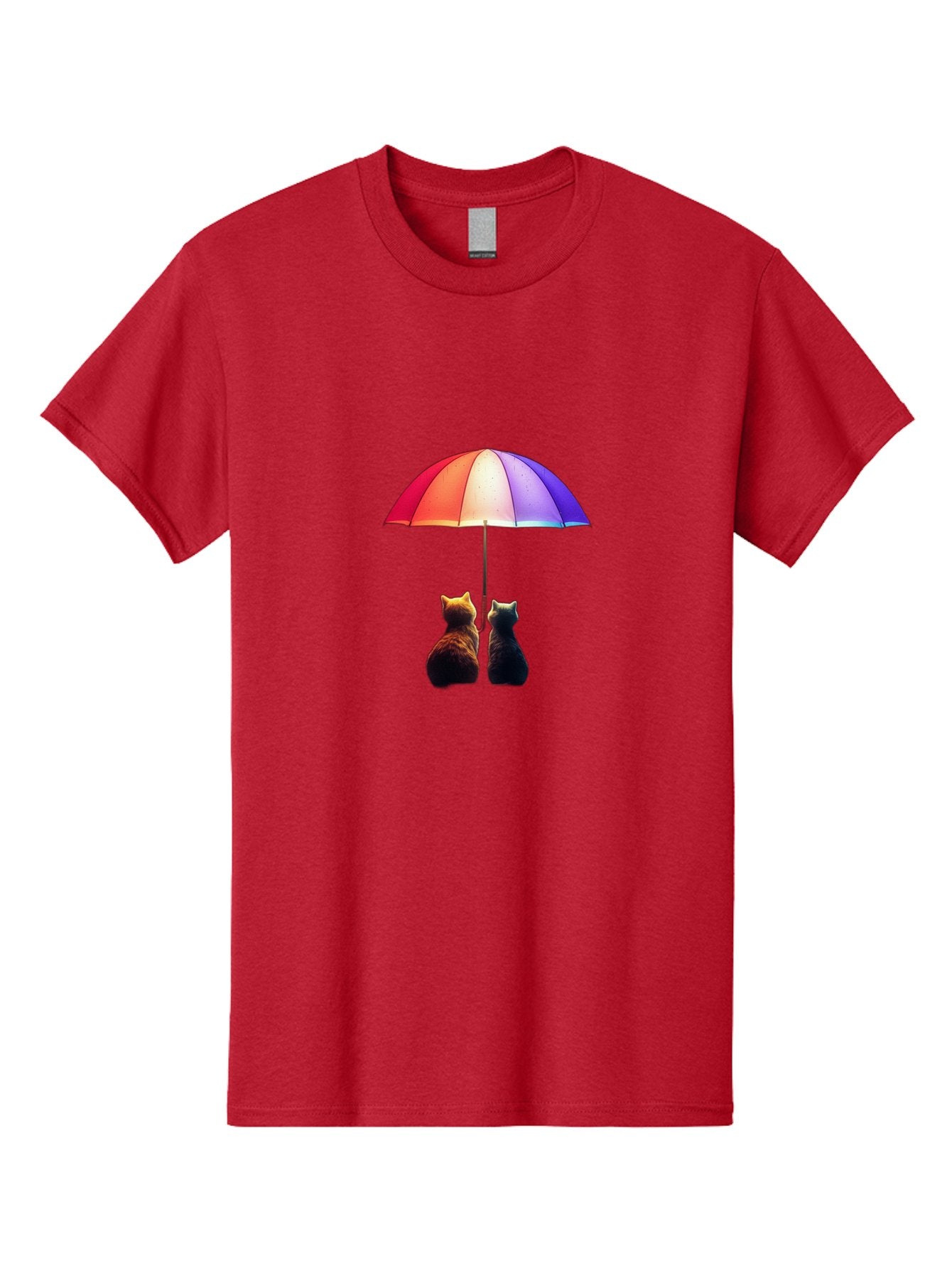 Cats-Under-Umbrella-1 Men'S Graphic Tee, 100% Cotton, Comfortable Casual Summer Wear, Machine Washable, Vintage Camera, Old Camera, Antique Camera, Black Camera, Classic Photography, Photography Equipment, Nostalgic Device, Film Camera, Baj390 9