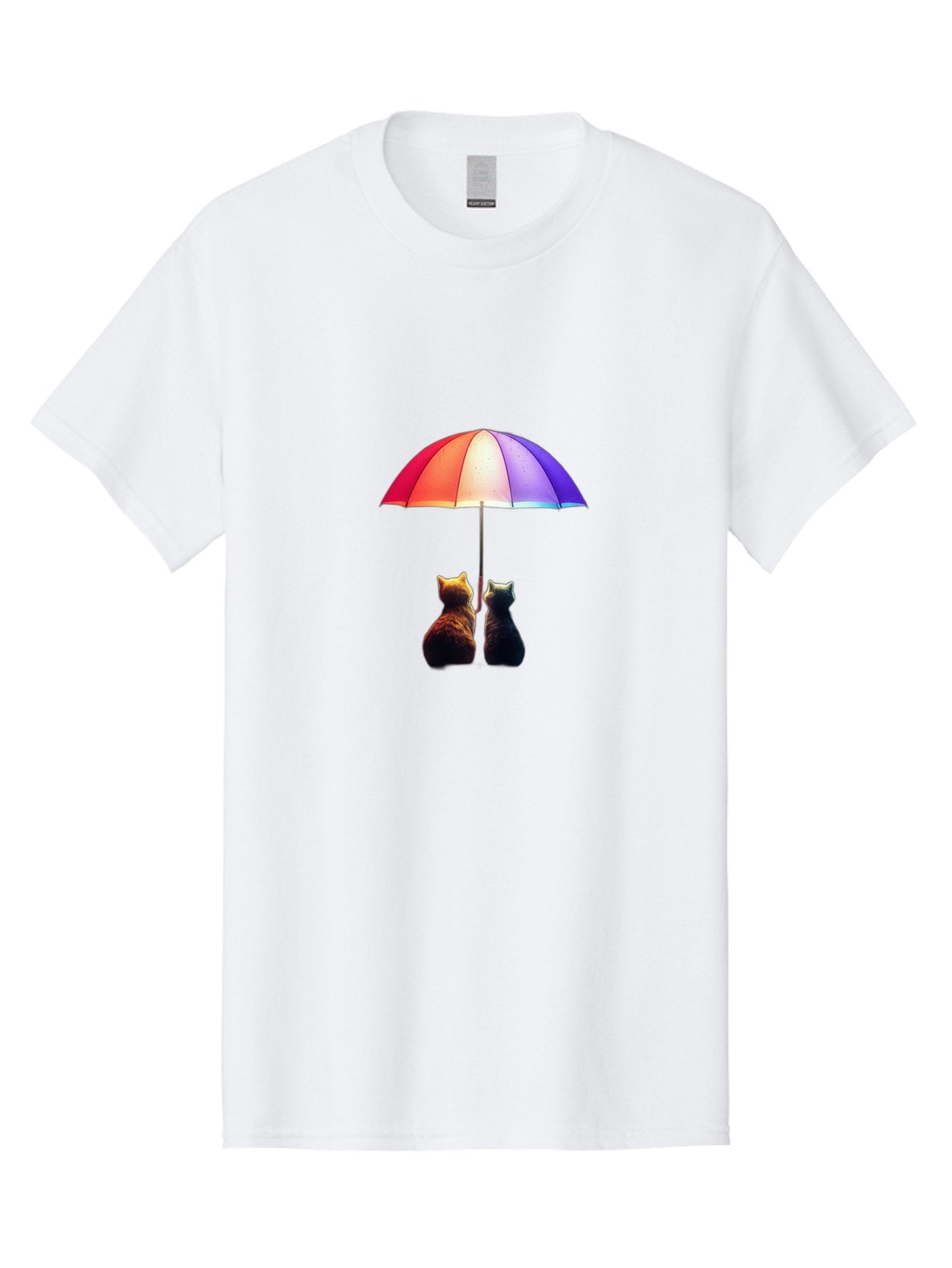 Cats-Under-Umbrella-1 Men'S Graphic Tee, 100% Cotton, Comfortable Casual Summer Wear, Machine Washable, Vintage Camera, Old Camera, Antique Camera, Black Camera, Classic Photography, Photography Equipment, Nostalgic Device, Film Camera, Baj390 5