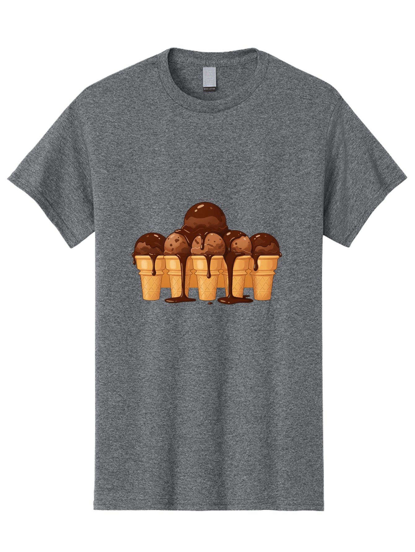 Chocolate-Ice-Cream-Cones-1 Men'S Graphic Tee, 100% Cotton, Comfortable Casual Summer Wear, Machine Washable, Vintage Camera, Old Camera, Antique Camera, Black Camera, Classic Photography, Photography Equipment, Nostalgic Device, Film Camera, Baj393 14