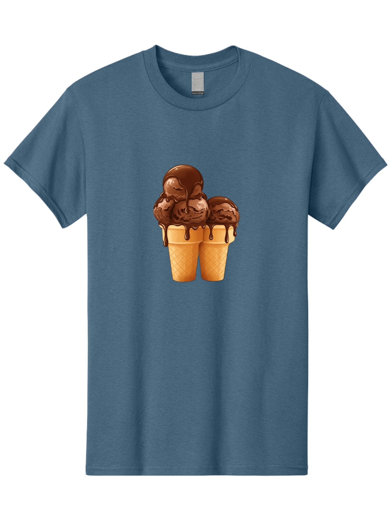 Chocolate-Ice-Cream-Cones Men'S Graphic Tee, 100% Cotton, Comfortable Casual Summer Wear, Machine Washable, Vintage Camera, Old Camera, Antique Camera, Black Camera, Classic Photography, Photography Equipment, Nostalgic Device, Film Camera, Baj394