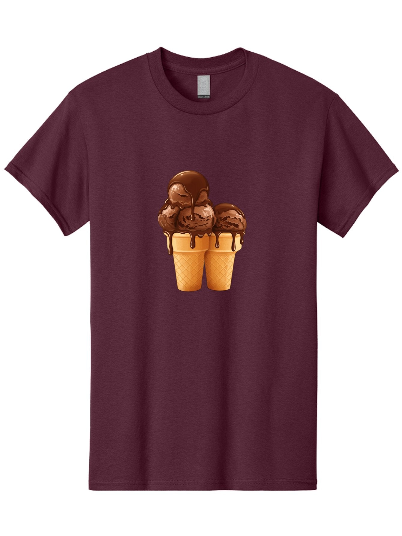 Chocolate-Ice-Cream-Cones Men'S Graphic Tee, 100% Cotton, Comfortable Casual Summer Wear, Machine Washable, Vintage Camera, Old Camera, Antique Camera, Black Camera, Classic Photography, Photography Equipment, Nostalgic Device, Film Camera, Baj394 14