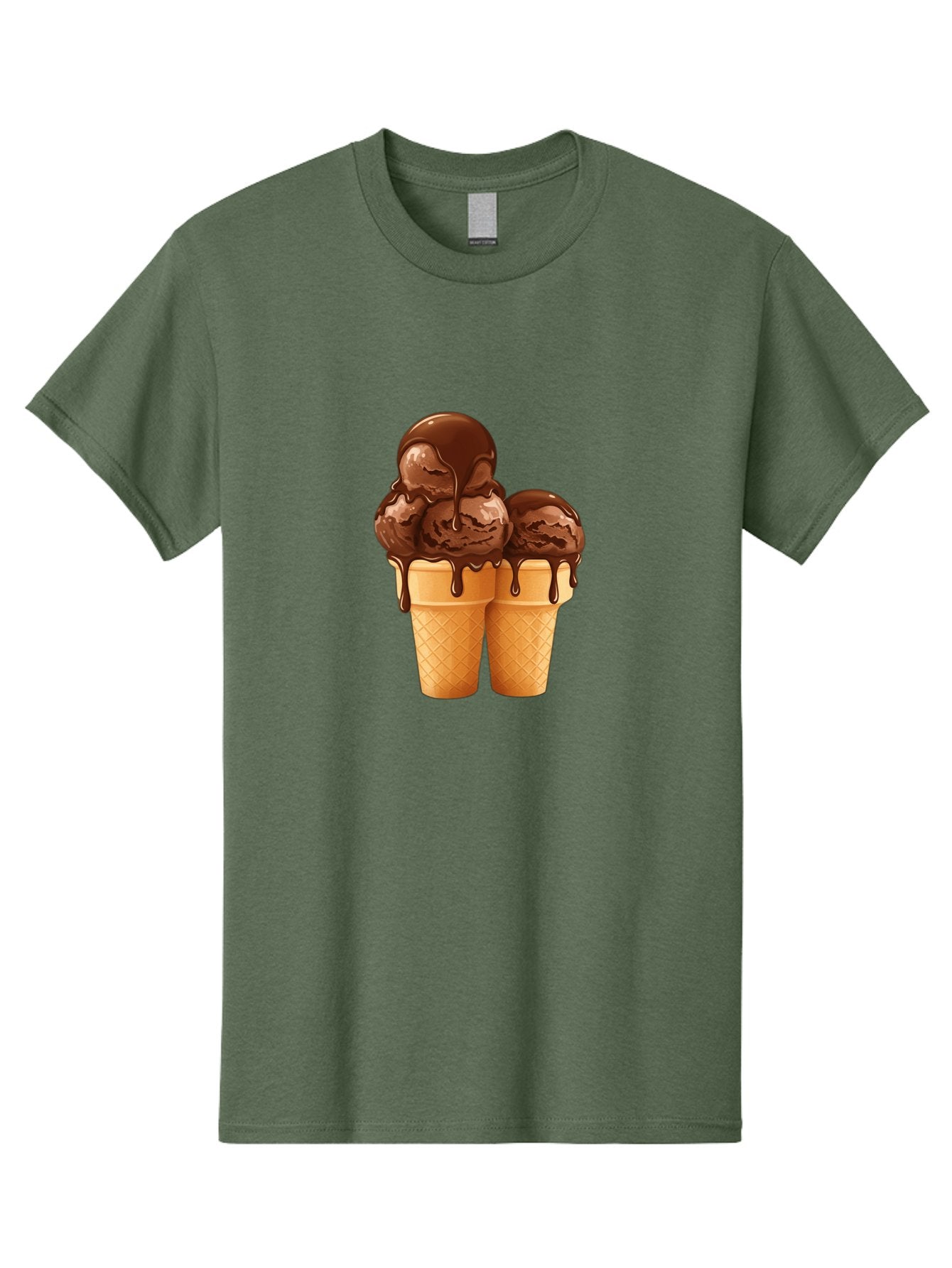 Chocolate-Ice-Cream-Cones Men'S Graphic Tee, 100% Cotton, Comfortable Casual Summer Wear, Machine Washable, Vintage Camera, Old Camera, Antique Camera, Black Camera, Classic Photography, Photography Equipment, Nostalgic Device, Film Camera, Baj394 11