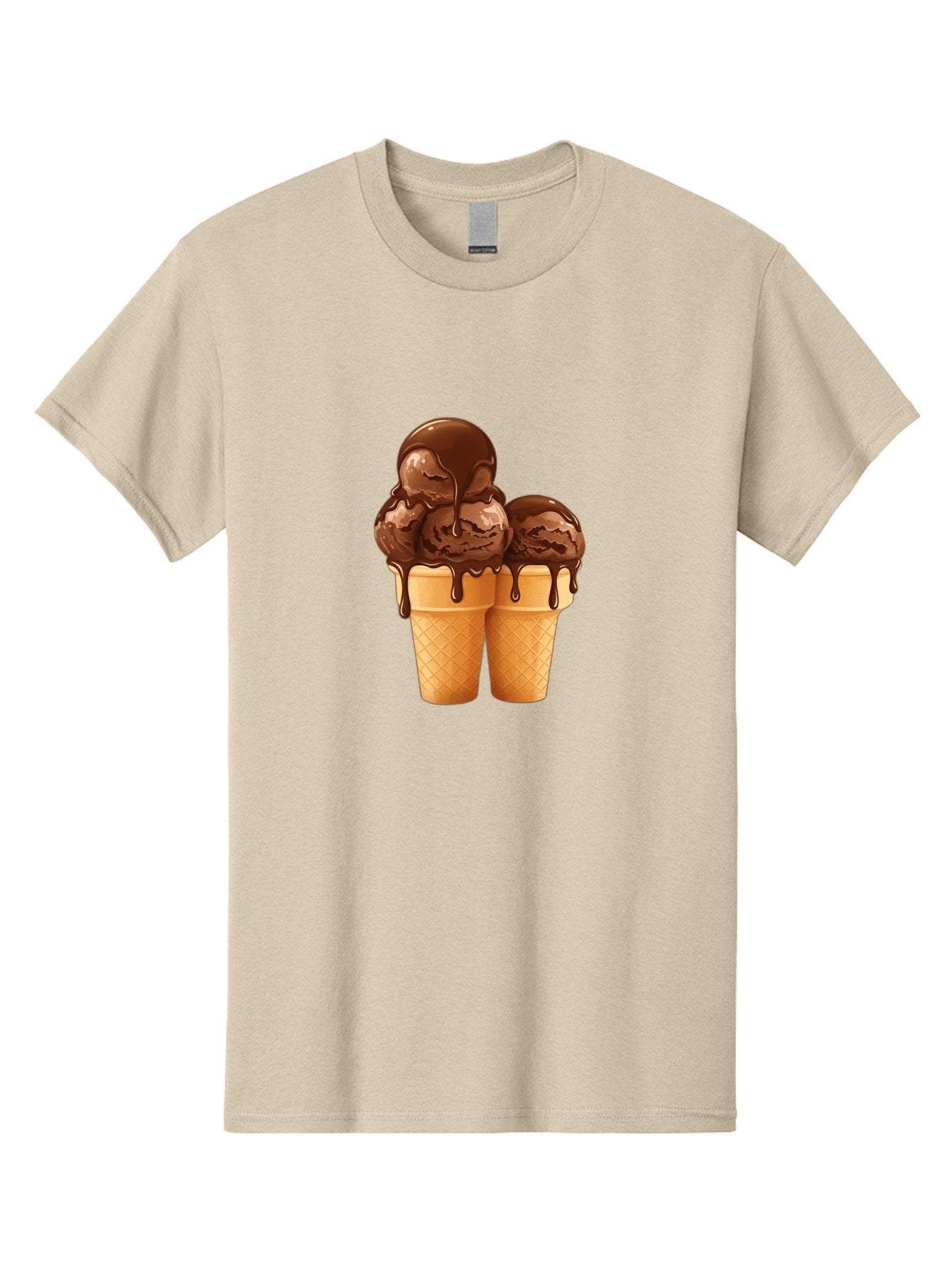 Chocolate-Ice-Cream-Cones Men'S Graphic Tee, 100% Cotton, Comfortable Casual Summer Wear, Machine Washable, Vintage Camera, Old Camera, Antique Camera, Black Camera, Classic Photography, Photography Equipment, Nostalgic Device, Film Camera, Baj394