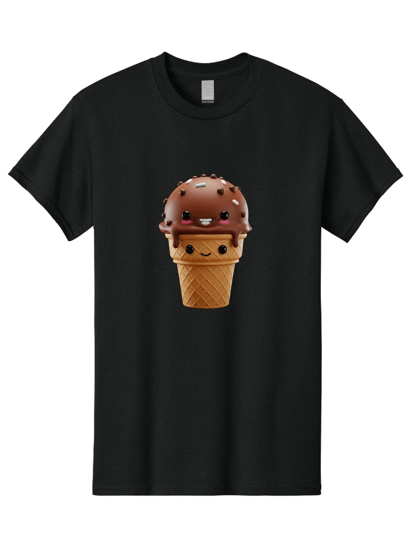Chocolate-Ice-Cream Men'S Graphic Tee, 100% Cotton, Comfortable Casual Summer Wear, Machine Washable, Vintage Camera, Old Camera, Antique Camera, Black Camera, Classic Photography, Photography Equipment, Nostalgic Device, Film Camera, Baj395 9