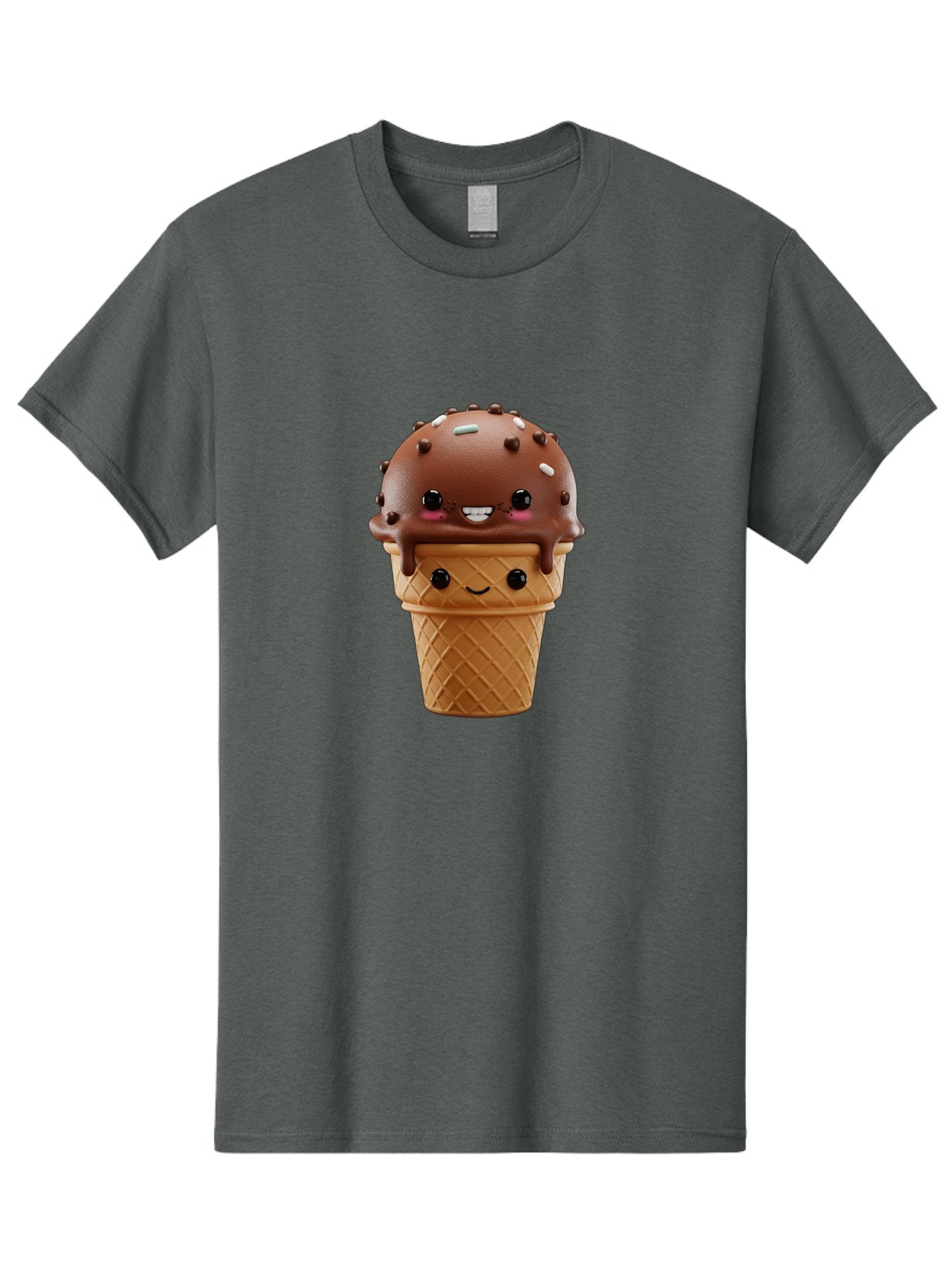 Chocolate-Ice-Cream Men'S Graphic Tee, 100% Cotton, Comfortable Casual Summer Wear, Machine Washable, Vintage Camera, Old Camera, Antique Camera, Black Camera, Classic Photography, Photography Equipment, Nostalgic Device, Film Camera, Baj395 3