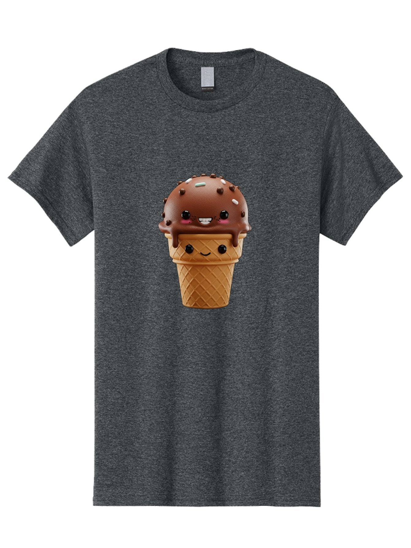 Chocolate-Ice-Cream Men'S Graphic Tee, 100% Cotton, Comfortable Casual Summer Wear, Machine Washable, Vintage Camera, Old Camera, Antique Camera, Black Camera, Classic Photography, Photography Equipment, Nostalgic Device, Film Camera, Baj395 4