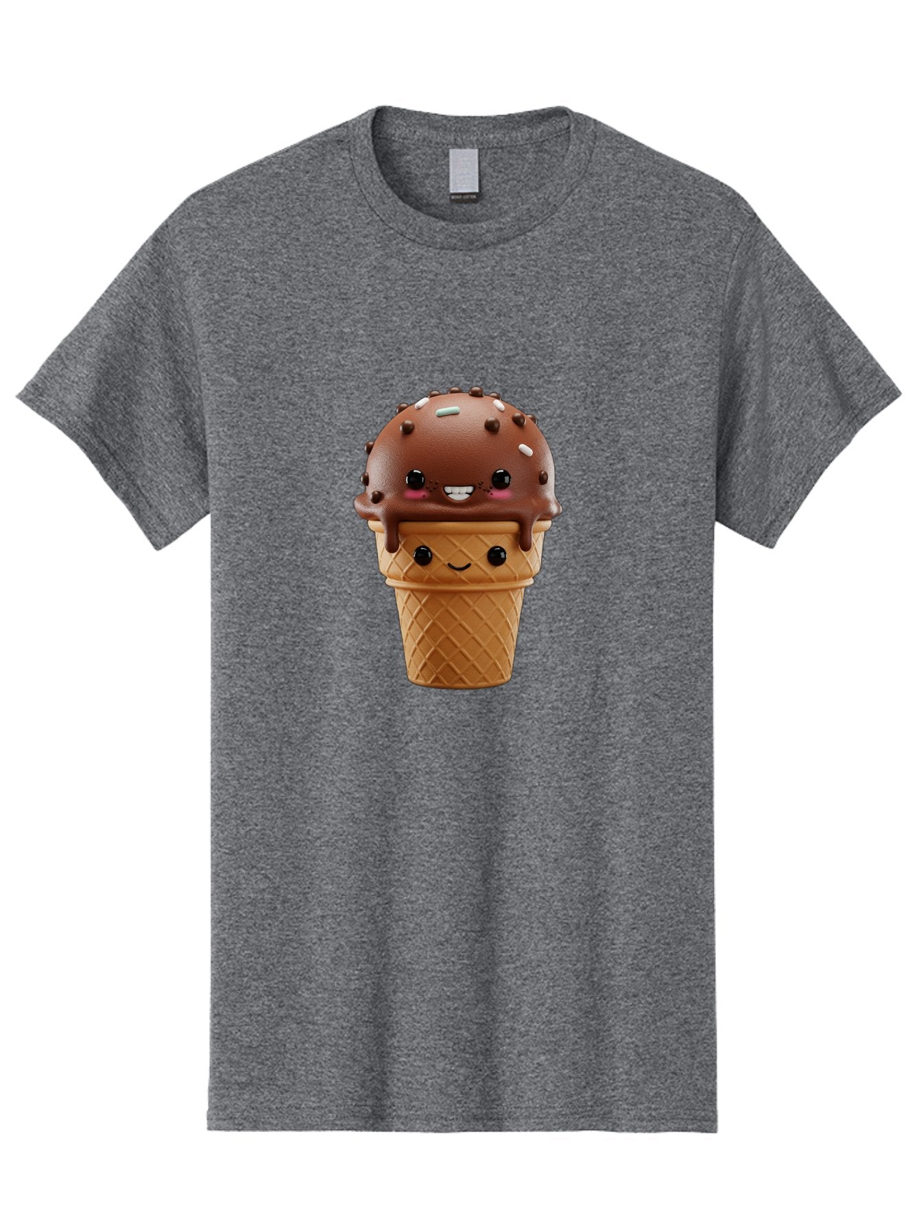 Chocolate-Ice-Cream Men'S Graphic Tee, 100% Cotton, Comfortable Casual Summer Wear, Machine Washable, Vintage Camera, Old Camera, Antique Camera, Black Camera, Classic Photography, Photography Equipment, Nostalgic Device, Film Camera, Baj395 5