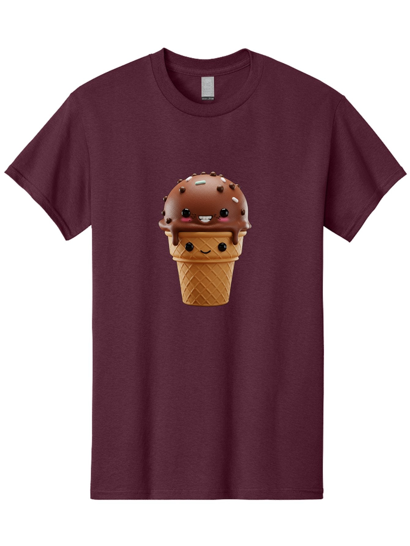 Chocolate-Ice-Cream Men'S Graphic Tee, 100% Cotton, Comfortable Casual Summer Wear, Machine Washable, Vintage Camera, Old Camera, Antique Camera, Black Camera, Classic Photography, Photography Equipment, Nostalgic Device, Film Camera, Baj395 7