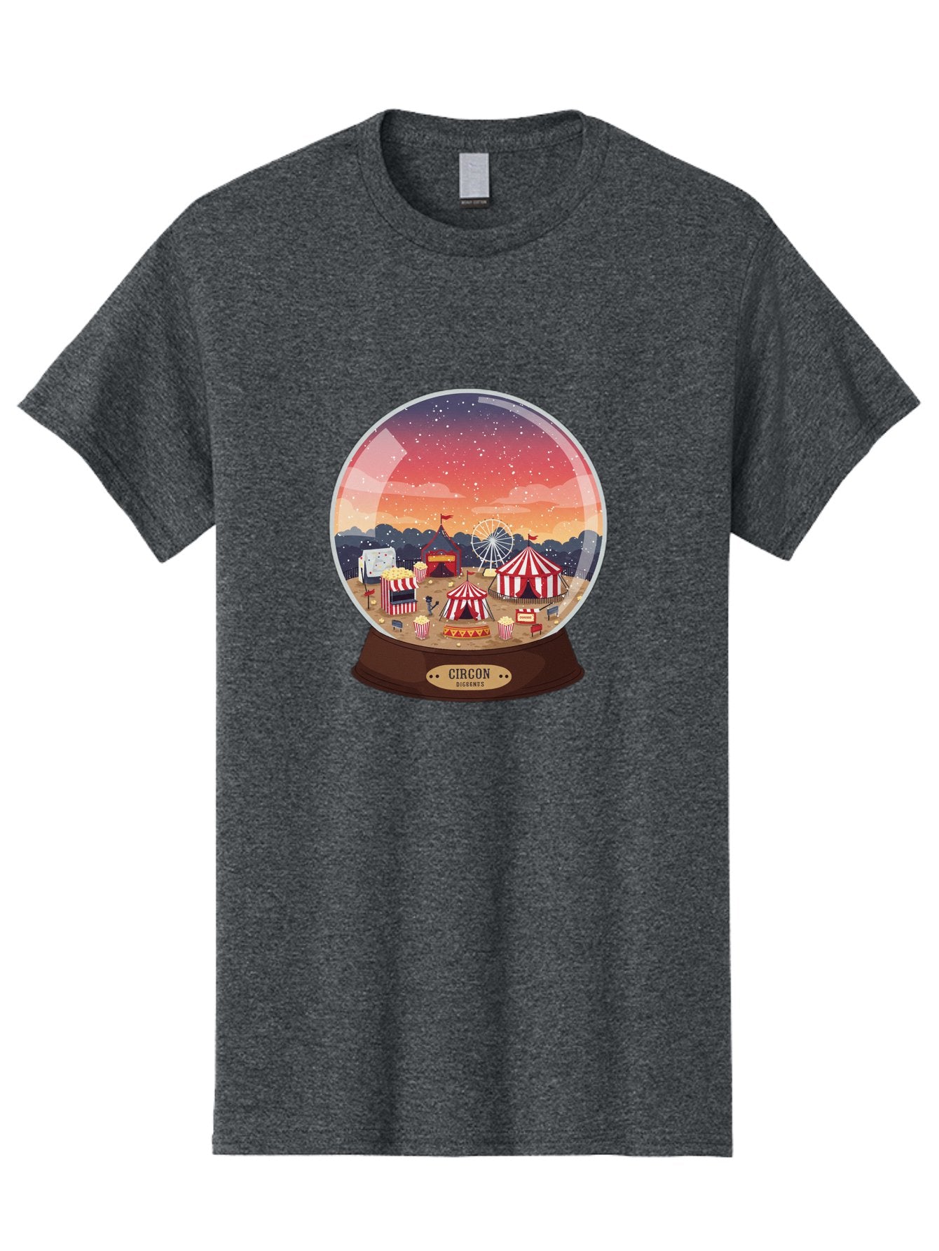 Circon-Snowglobe Men'S Graphic Tee, 100% Cotton, Comfortable Casual Summer Wear, Machine Washable, Vintage Camera, Old Camera, Antique Camera, Black Camera, Classic Photography, Photography Equipment, Nostalgic Device, Film Camera, Camera Art Baj396 3