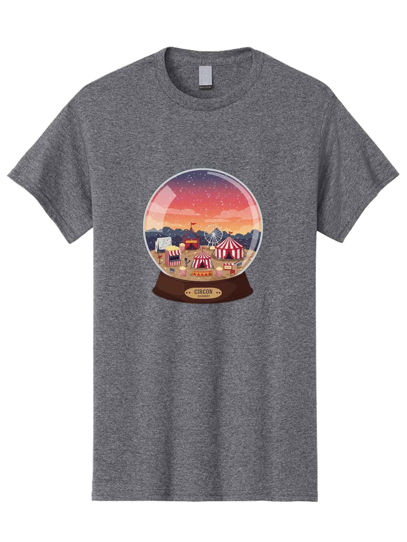 Circon-Snowglobe Men'S Graphic Tee, 100% Cotton, Comfortable Casual Summer Wear, Machine Washable, Vintage Camera, Old Camera, Antique Camera, Black Camera, Classic Photography, Photography Equipment, Nostalgic Device, Film Camera, Camera Art Baj396