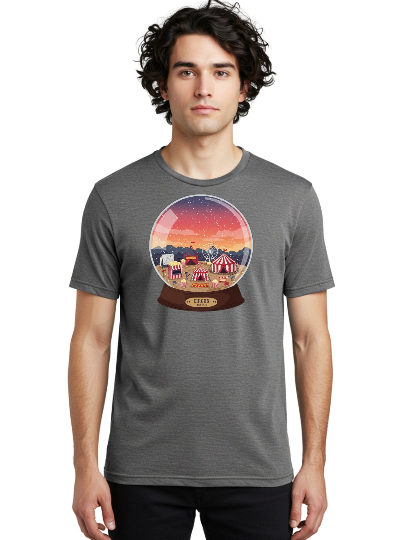 Circon-Snowglobe Men'S Graphic Tee, 100% Cotton, Comfortable Casual Summer Wear, Machine Washable, Vintage Camera, Old Camera, Antique Camera, Black Camera, Classic Photography, Photography Equipment, Nostalgic Device, Film Camera, Camera Art Baj396 19