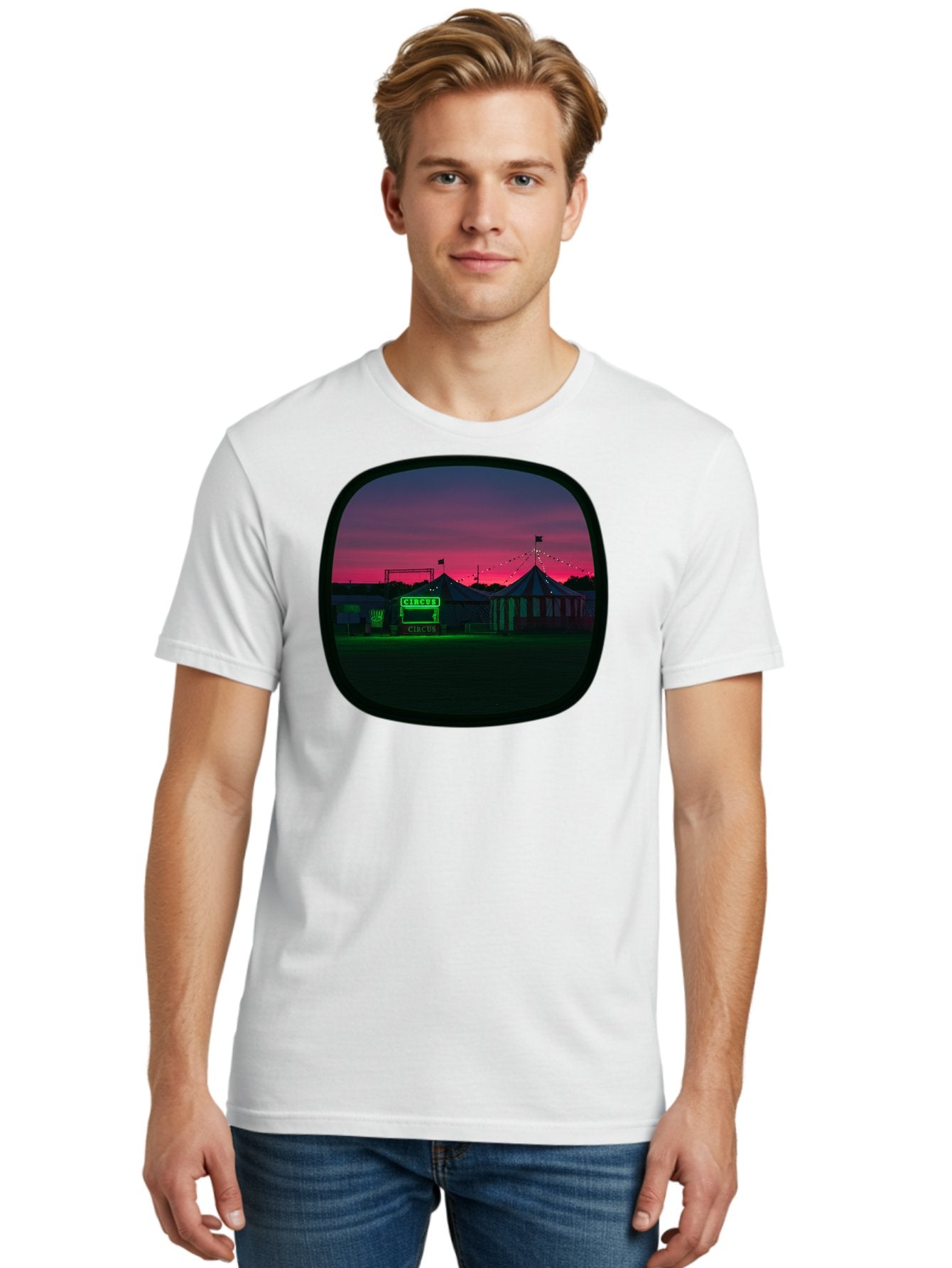 Circus-1 Men'S Graphic Tee, 100% Cotton, Comfortable Casual Summer Wear, Machine Washable, Vintage Camera, Old Camera, Antique Camera, Black Camera, Classic Photography, Photography Equipment, Nostalgic Device, Film Camera, Camera Art Baj398 26