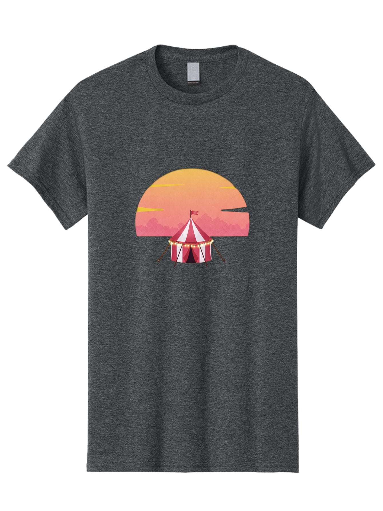 Circus-Tent-At-Sunset Men'S Graphic Tee, 100% Cotton, Comfortable Casual Summer Wear, Machine Washable, Vintage Camera, Old Camera, Antique Camera, Black Camera, Classic Photography, Photography Equipment, Nostalgic Device, Film Camera, Baj403 8