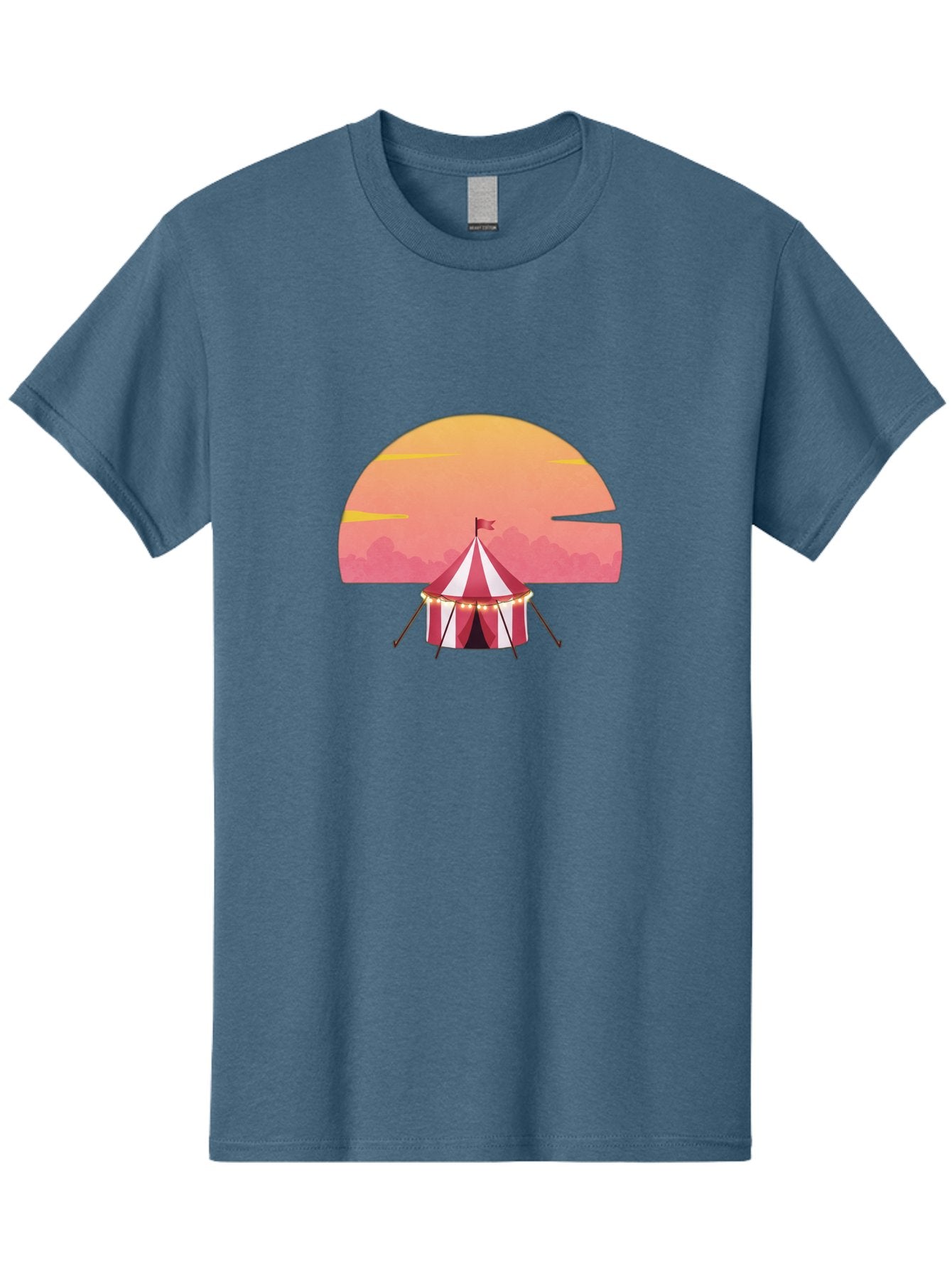 Circus-Tent-At-Sunset Men'S Graphic Tee, 100% Cotton, Comfortable Casual Summer Wear, Machine Washable, Vintage Camera, Old Camera, Antique Camera, Black Camera, Classic Photography, Photography Equipment, Nostalgic Device, Film Camera, Baj403 11