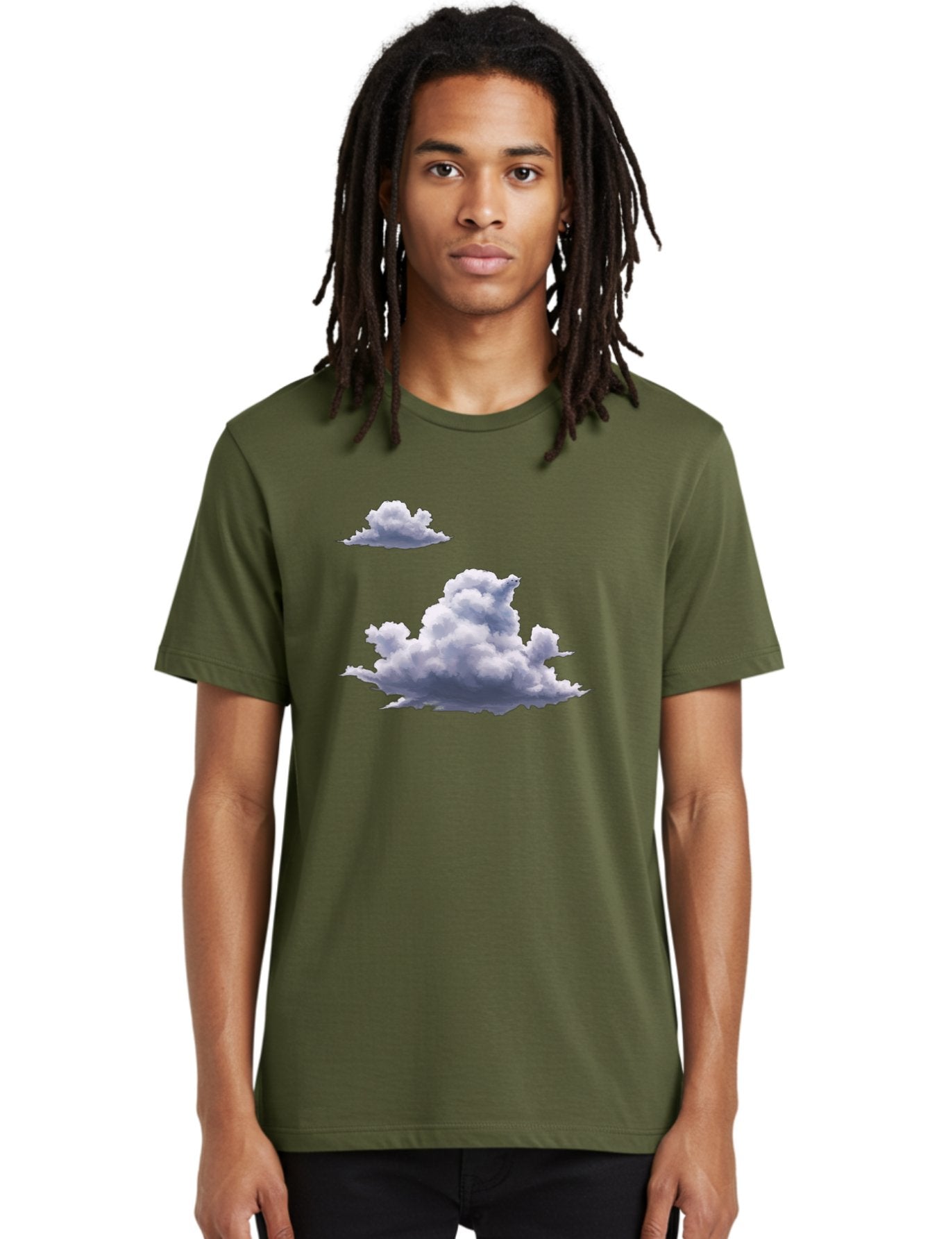 Clouds Men'S Graphic Tee, 100% Cotton, Comfortable Casual Summer Wear, Machine Washable, Vintage Camera, Old Camera, Antique Camera, Black Camera, Classic Photography, Photography Equipment, Nostalgic Device, Film Camera, Camera Art Baj411 28