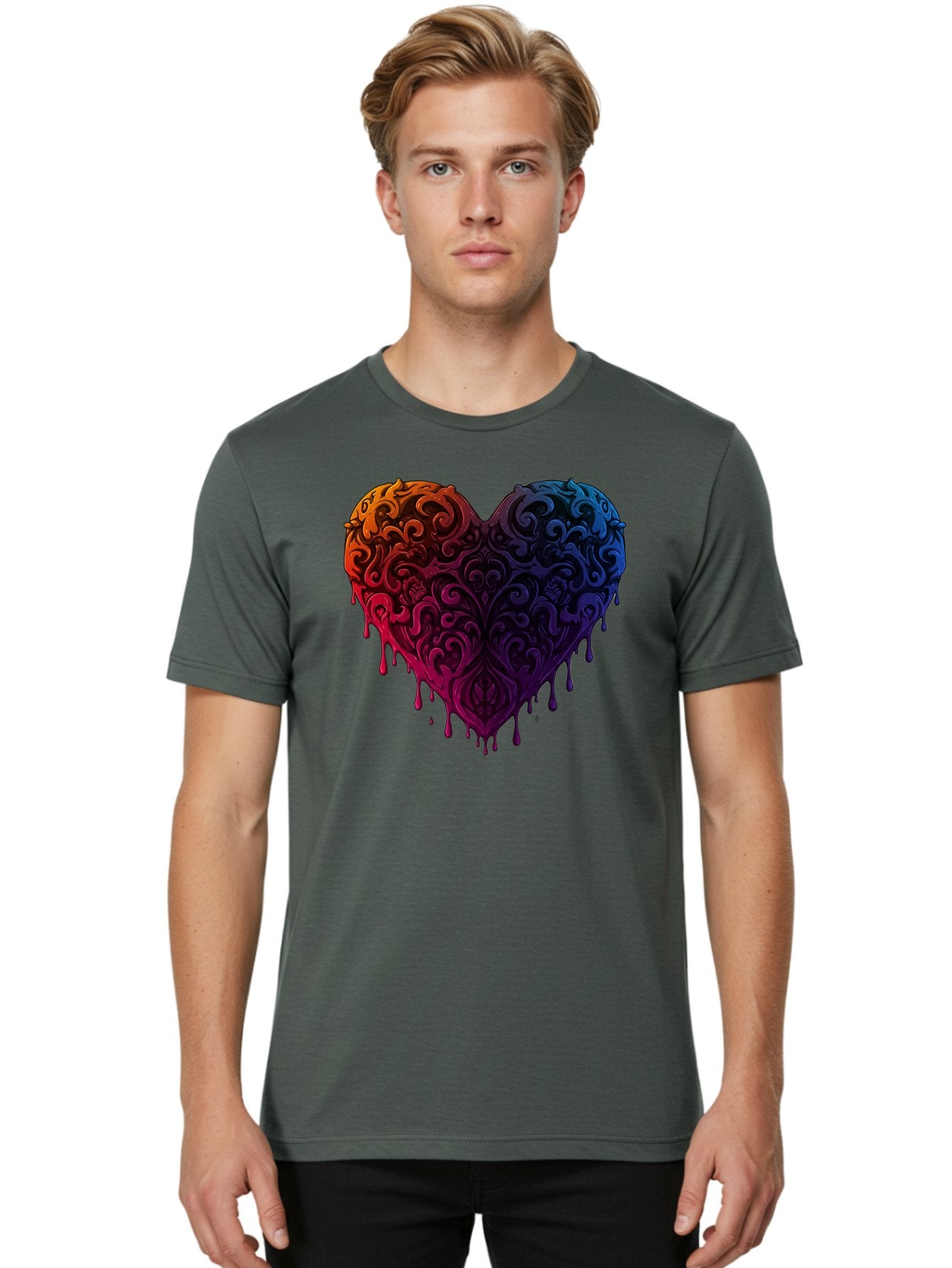 Colorful-Heart Men'S Graphic Tee, 100% Cotton, Comfortable Casual Summer Wear, Machine Washable, Vintage Camera, Old Camera, Antique Camera, Black Camera, Classic Photography, Photography Equipment, Nostalgic Device, Film Camera, Camera Art Baj412 18