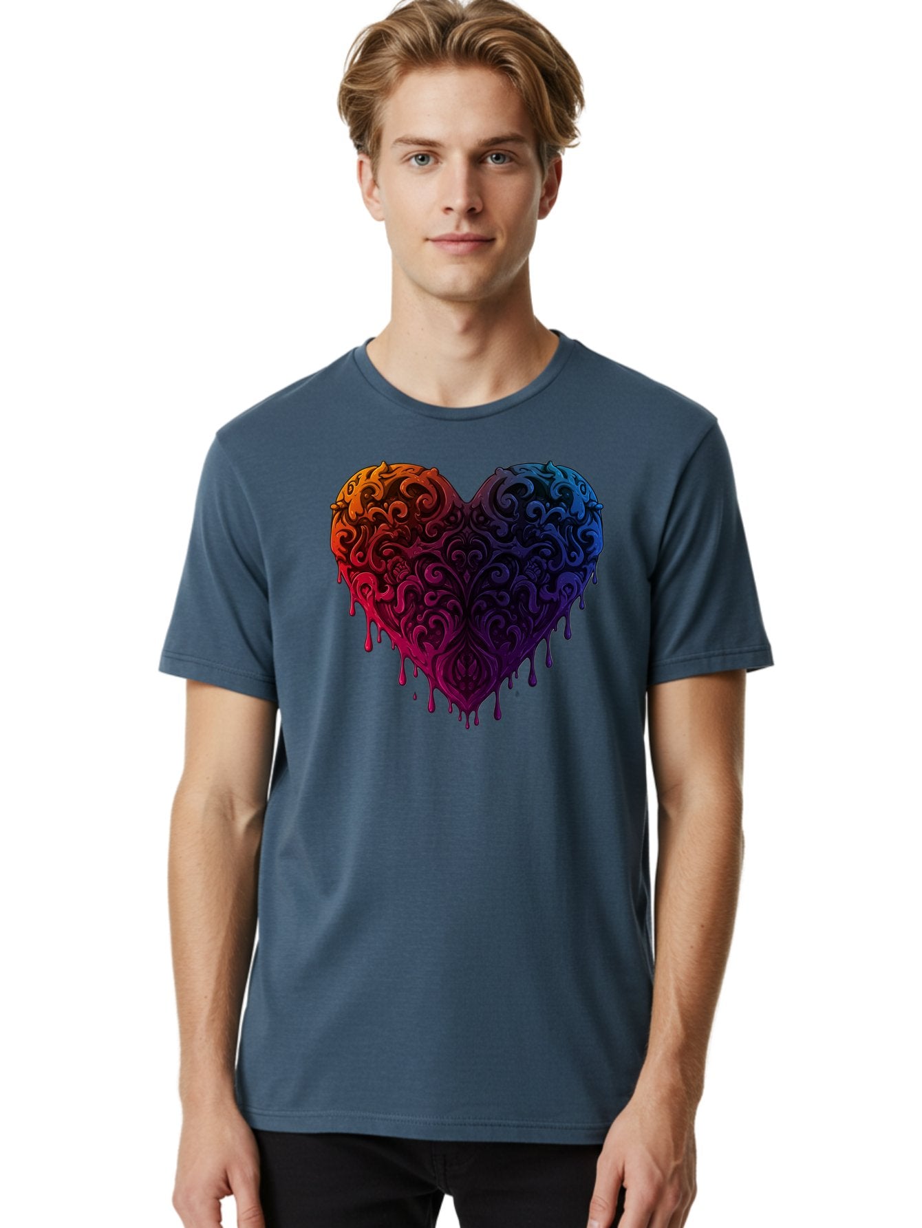 Colorful-Heart Men'S Graphic Tee, 100% Cotton, Comfortable Casual Summer Wear, Machine Washable, Vintage Camera, Old Camera, Antique Camera, Black Camera, Classic Photography, Photography Equipment, Nostalgic Device, Film Camera, Camera Art Baj412 23