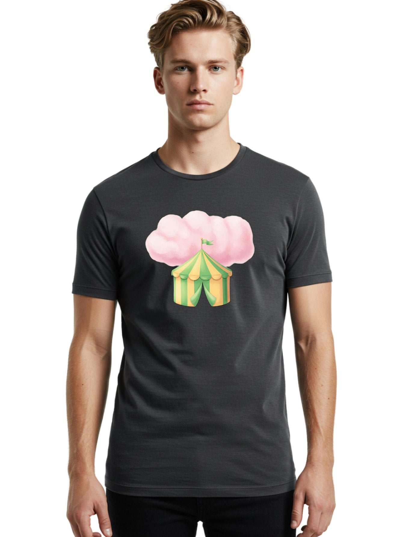 Cotton-Candy-Tent Men'S Graphic Tee, 100% Cotton, Comfortable Casual Summer Wear, Machine Washable, Vintage Camera, Old Camera, Antique Camera, Black Camera, Classic Photography, Photography Equipment, Nostalgic Device, Film Camera, Camera Art Baj416 18