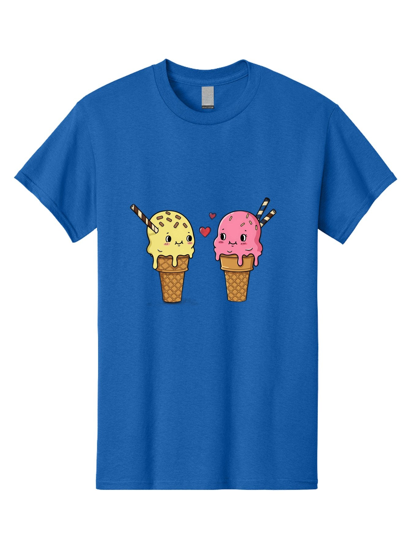 Couple-Ice-Cream Men'S Graphic Tee, 100% Cotton, Comfortable Casual Summer Wear, Machine Washable, Vintage Camera, Old Camera, Antique Camera, Black Camera, Classic Photography, Photography Equipment, Nostalgic Device, Film Camera, Camera Art Baj417 14