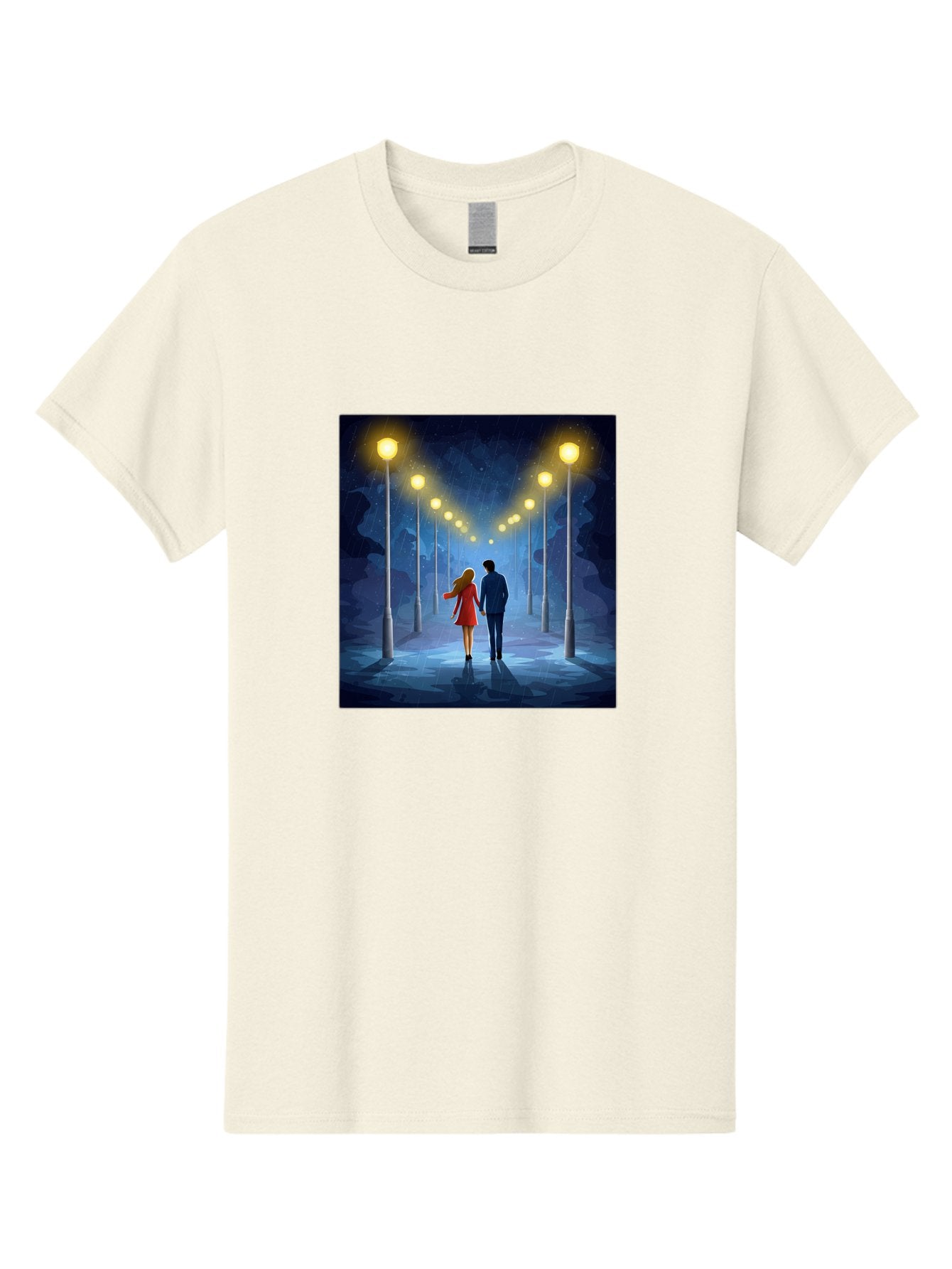 Couple-Walking-Hand-In-Hand Men'S Graphic Tee, 100% Cotton, Comfortable Casual Summer Wear, Machine Washable, Vintage Camera, Old Camera, Antique Camera, Black Camera, Classic Photography, Photography Equipment, Nostalgic Device, Film Camera, Baj419 4