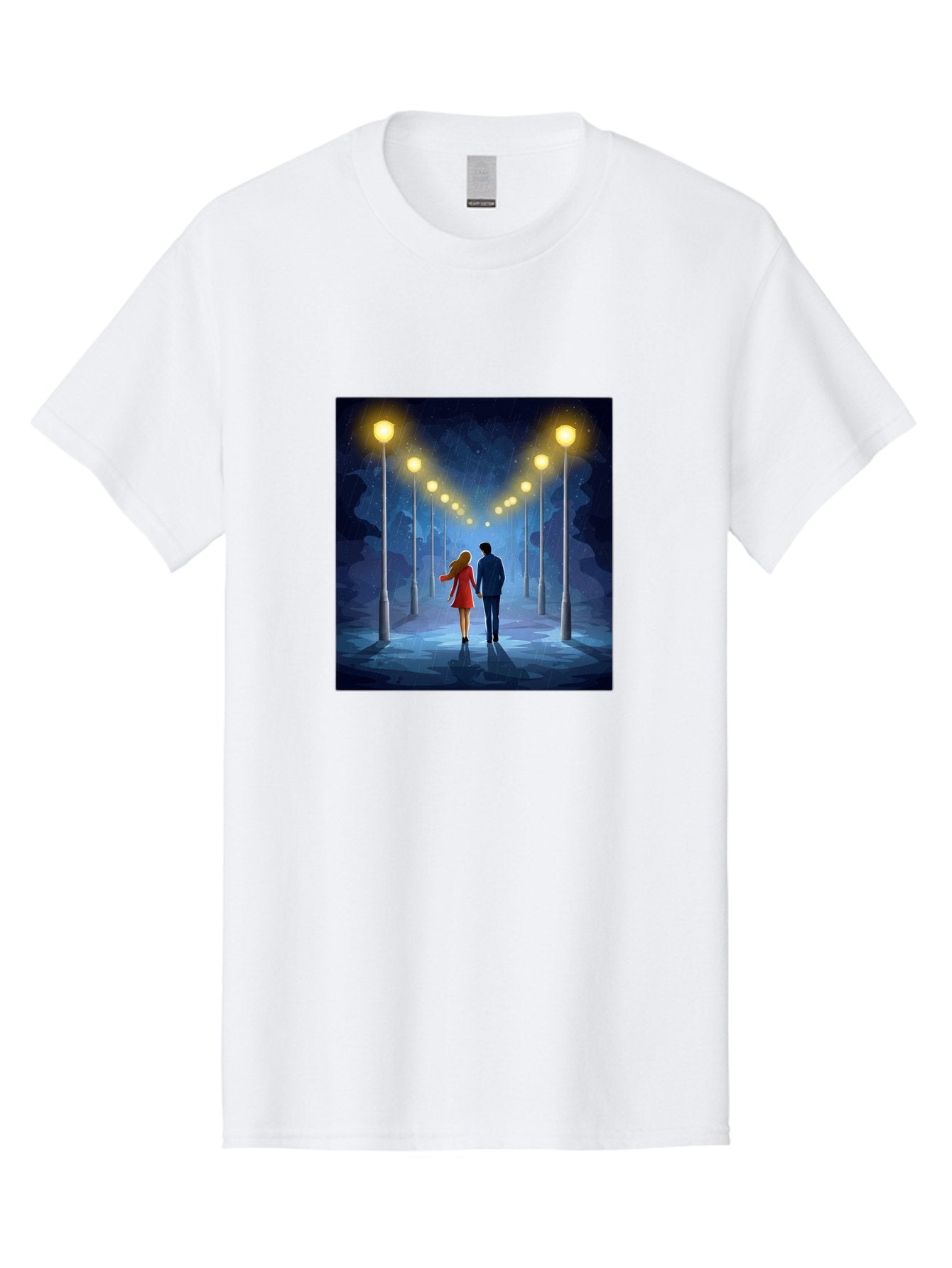 Couple-Walking-Hand-In-Hand Men'S Graphic Tee, 100% Cotton, Comfortable Casual Summer Wear, Machine Washable, Vintage Camera, Old Camera, Antique Camera, Black Camera, Classic Photography, Photography Equipment, Nostalgic Device, Film Camera, Baj419 12