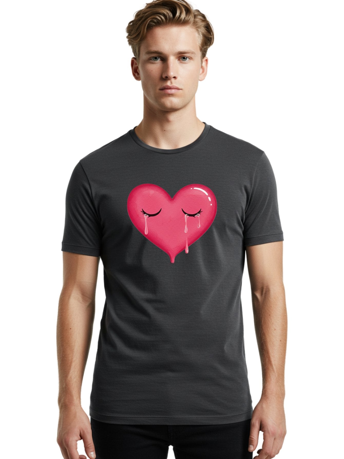 Crying-Heart Men'S Graphic Tee, 100% Cotton, Comfortable Casual Summer Wear, Machine Washable, Vintage Camera, Old Camera, Antique Camera, Black Camera, Classic Photography, Photography Equipment, Nostalgic Device, Film Camera, Camera Art Baj421 21