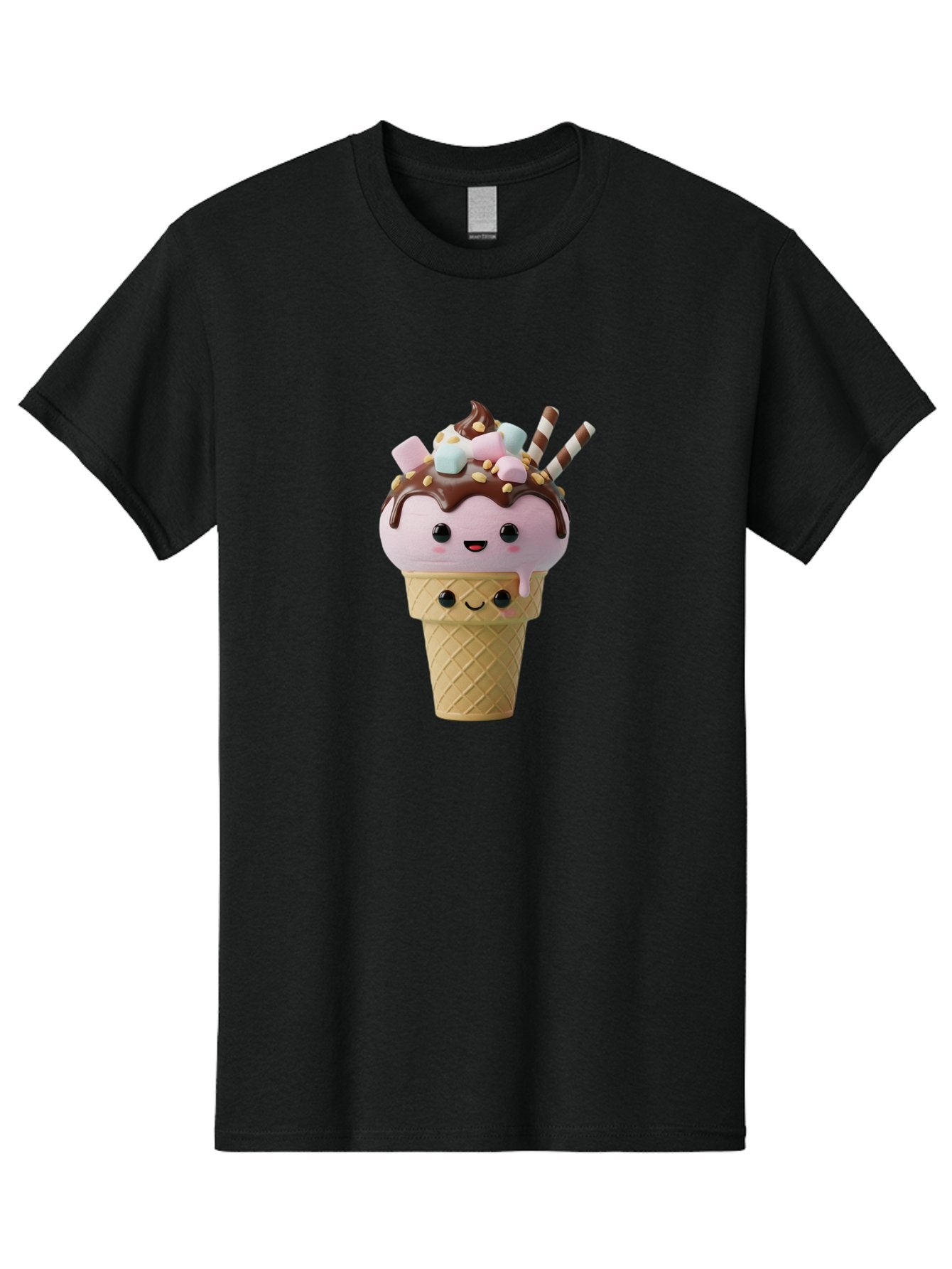 Cute-Ice-Cream Men'S Graphic Tee, 100% Cotton, Comfortable Casual Summer Wear, Machine Washable, Vintage Camera, Old Camera, Antique Camera, Black Camera, Classic Photography, Photography Equipment, Nostalgic Device, Film Camera, Camera Art Baj432 12