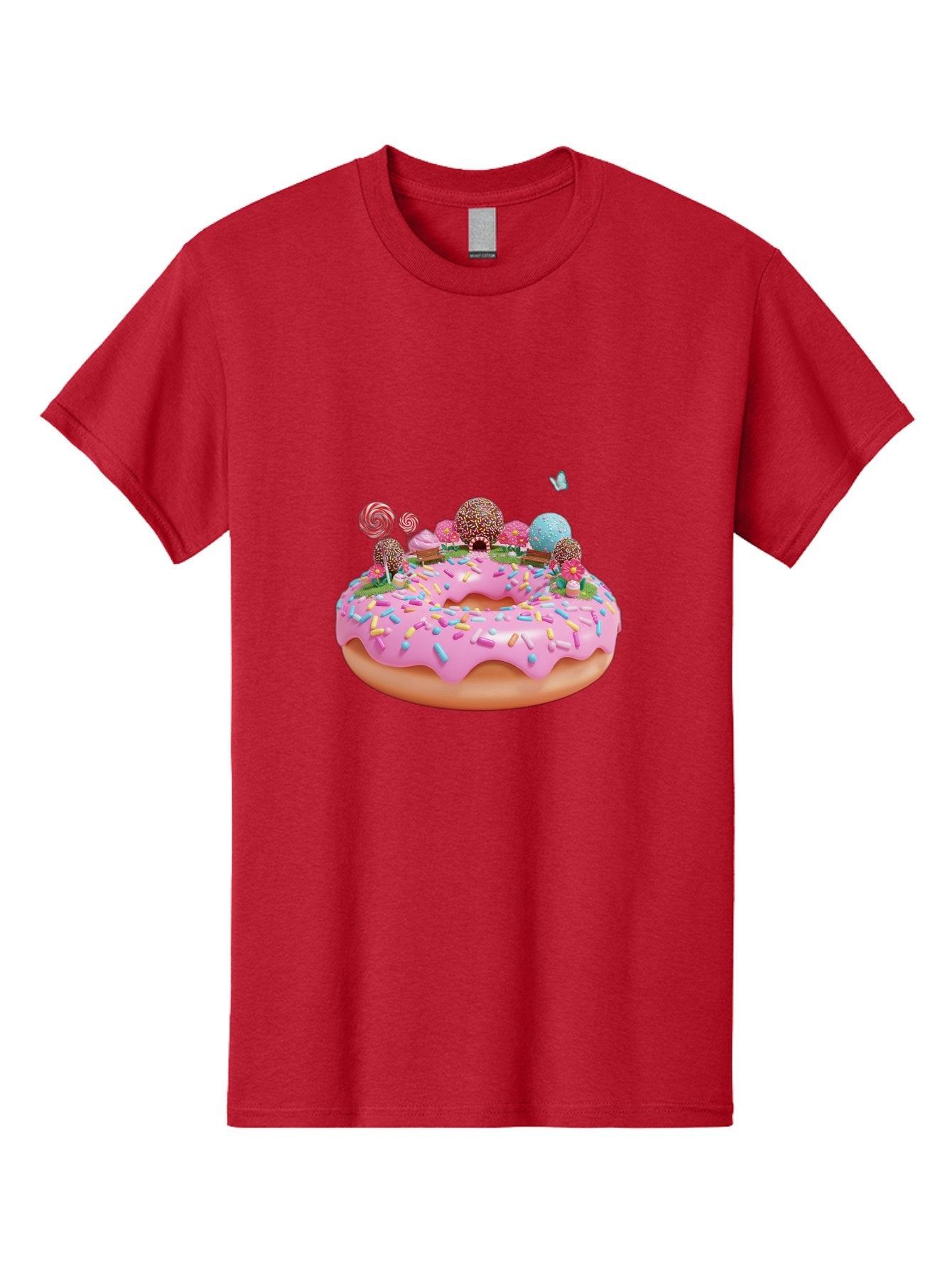 Donut-With-Sprinkles-And-Lollipops Men'S Graphic Tee, 100% Cotton, Comfortable Casual Summer Wear, Machine Washable, Vintage Camera, Old Camera, Antique Camera, Black Camera, Classic Photography, Photography Equipment, Nostalgic Device, Baj436 10