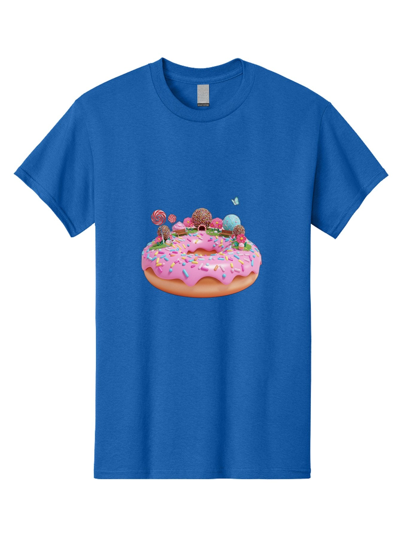 Donut-With-Sprinkles-And-Lollipops Men'S Graphic Tee, 100% Cotton, Comfortable Casual Summer Wear, Machine Washable, Vintage Camera, Old Camera, Antique Camera, Black Camera, Classic Photography, Photography Equipment, Nostalgic Device, Baj436 14
