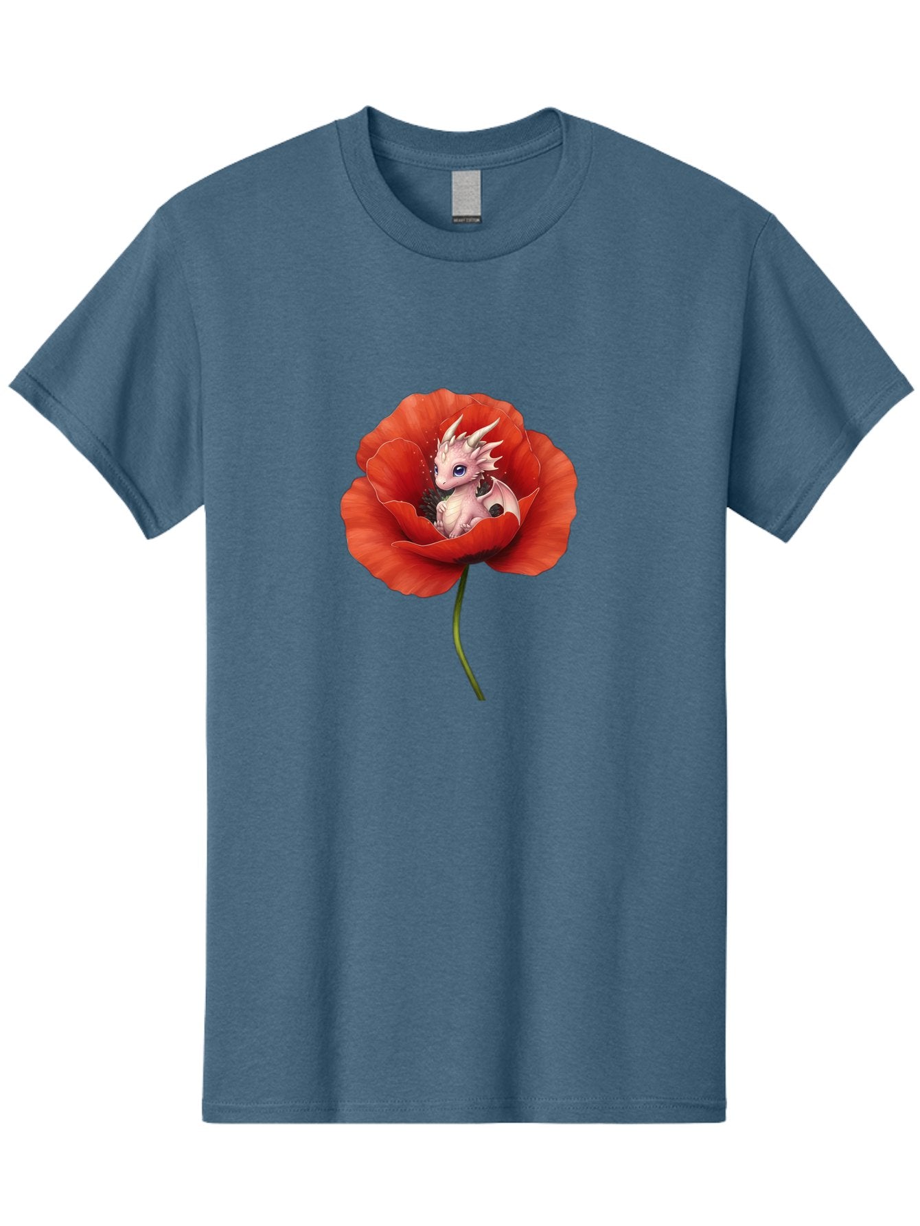 Dragon-In-Poppy-1 Men'S Graphic Tee, 100% Cotton, Comfortable Casual Summer Wear, Machine Washable, Vintage Camera, Old Camera, Antique Camera, Black Camera, Classic Photography, Photography Equipment, Nostalgic Device, Film Camera, Camera Art Baj441 5