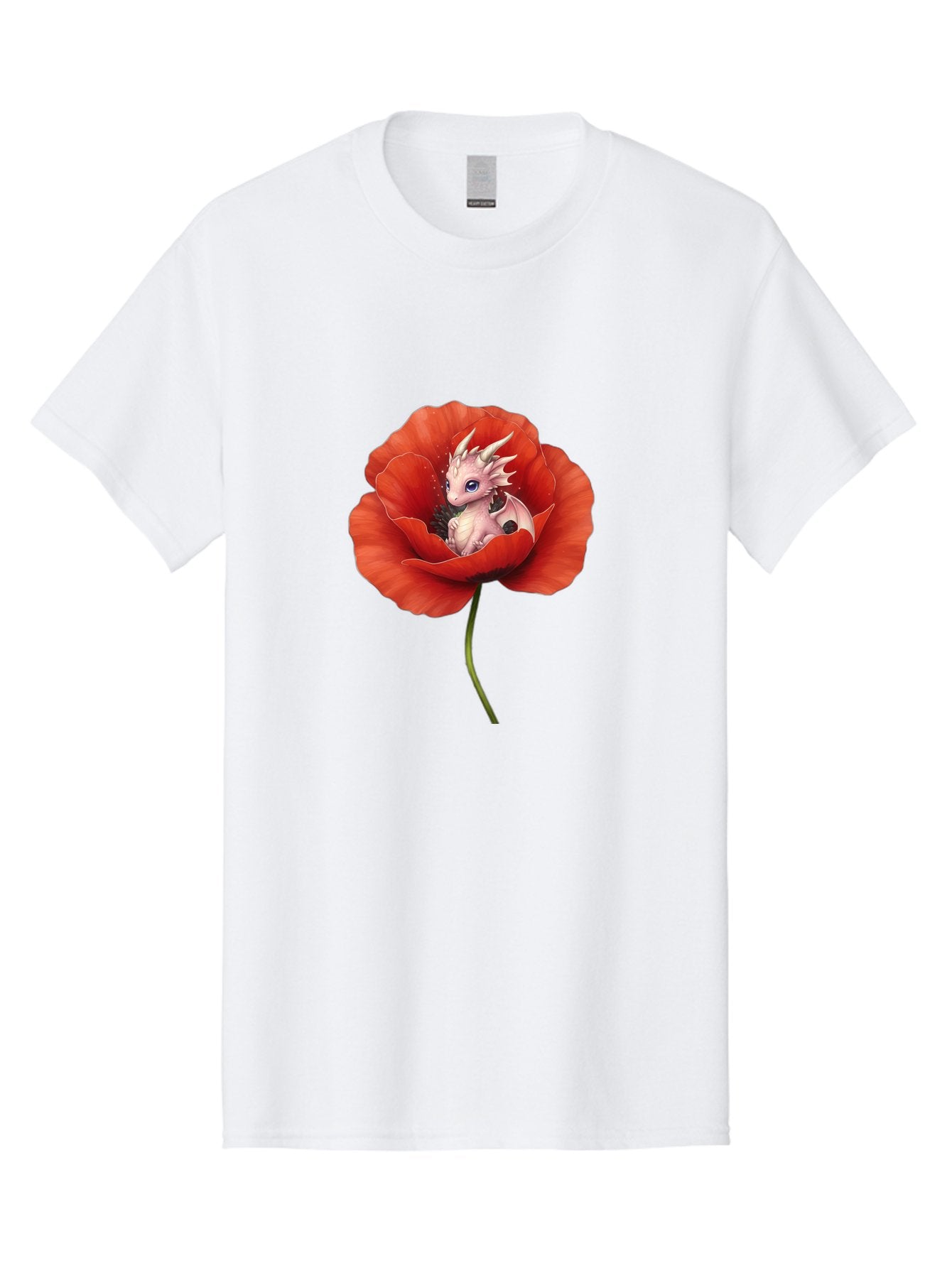 Dragon-In-Poppy-1 Men'S Graphic Tee, 100% Cotton, Comfortable Casual Summer Wear, Machine Washable, Vintage Camera, Old Camera, Antique Camera, Black Camera, Classic Photography, Photography Equipment, Nostalgic Device, Film Camera, Camera Art Baj441