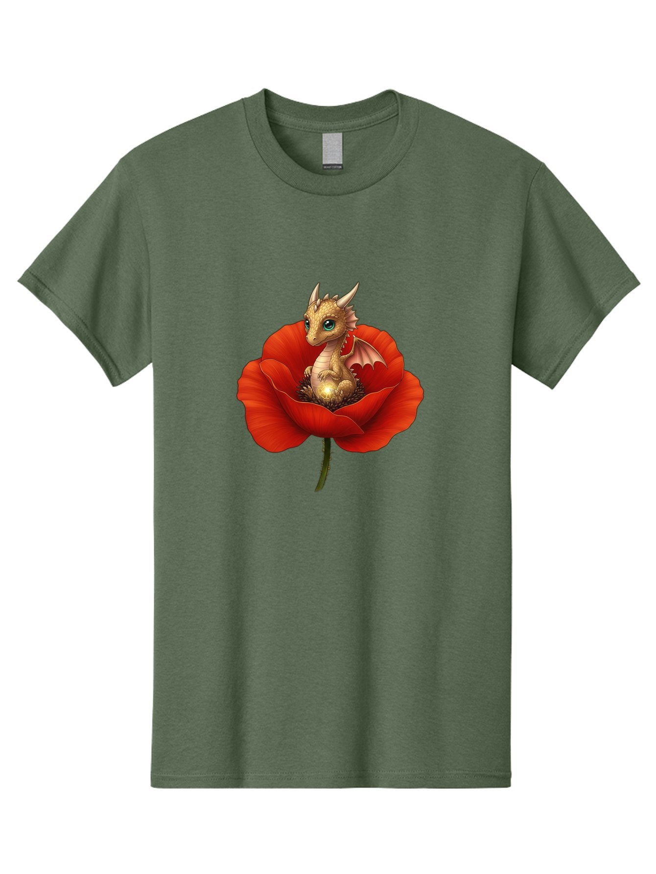 Dragon-In-Poppy-3 Men'S Graphic Tee, 100% Cotton, Comfortable Casual Summer Wear, Machine Washable, Vintage Camera, Old Camera, Antique Camera, Black Camera, Classic Photography, Photography Equipment, Nostalgic Device, Film Camera, Camera Art Baj443 10