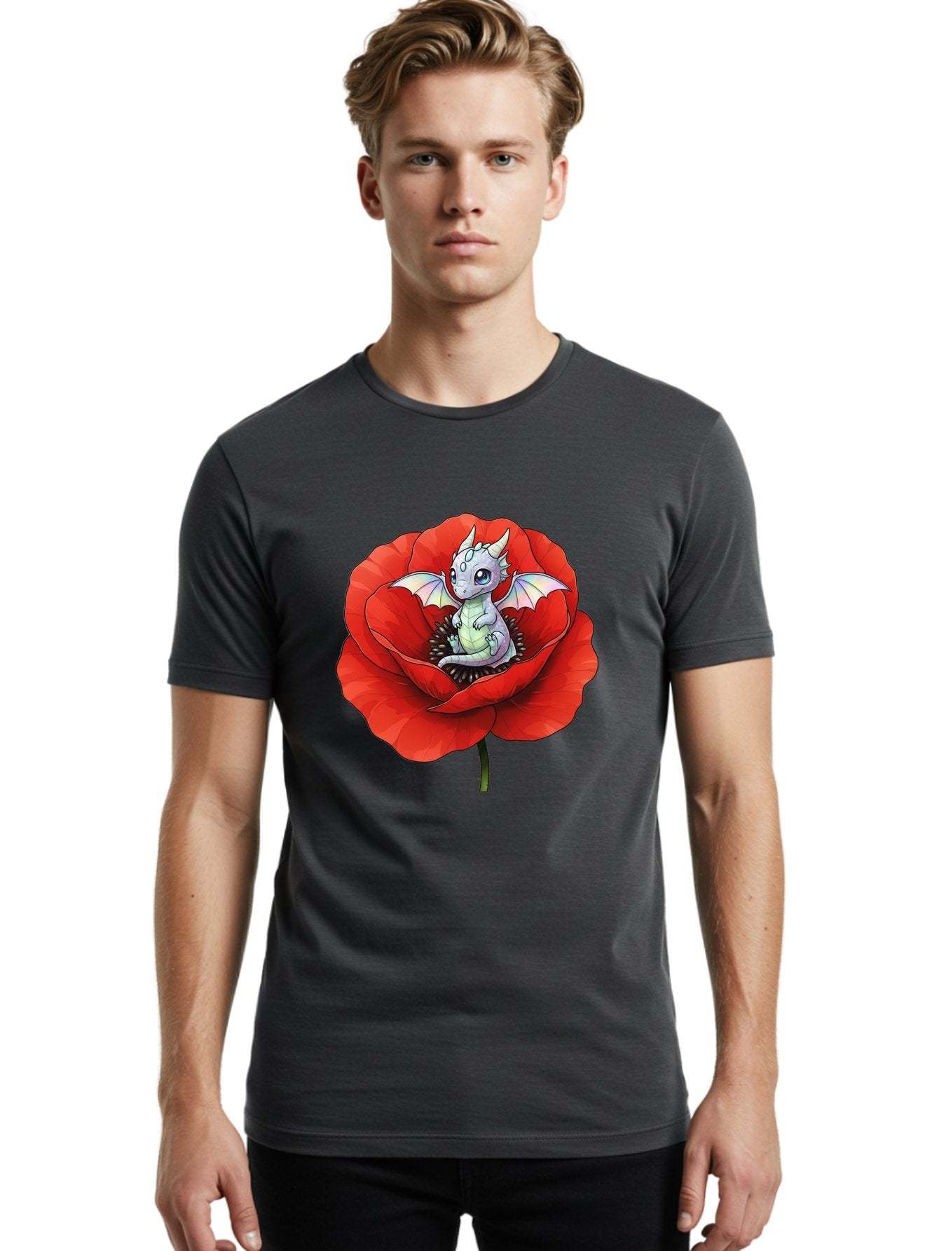 Dragon-In-Poppy Men'S Graphic Tee, 100% Cotton, Comfortable Casual Summer Wear, Machine Washable, Vintage Camera, Old Camera, Antique Camera, Black Camera, Classic Photography, Photography Equipment, Nostalgic Device, Film Camera, Camera Art Baj444 21