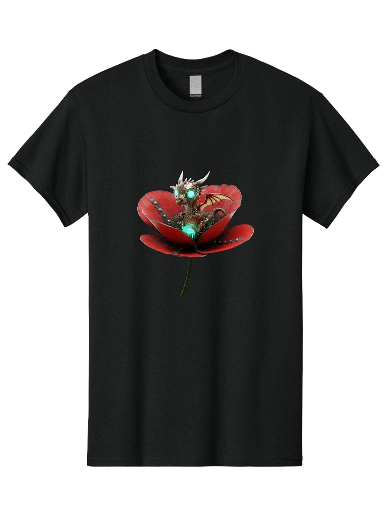 Dragon-In-Red-Tulip Men'S Graphic Tee, 100% Cotton, Comfortable Casual Summer Wear, Machine Washable, Vintage Camera, Old Camera, Antique Camera, Black Camera, Classic Photography, Photography Equipment, Nostalgic Device, Film Camera, Baj447 12