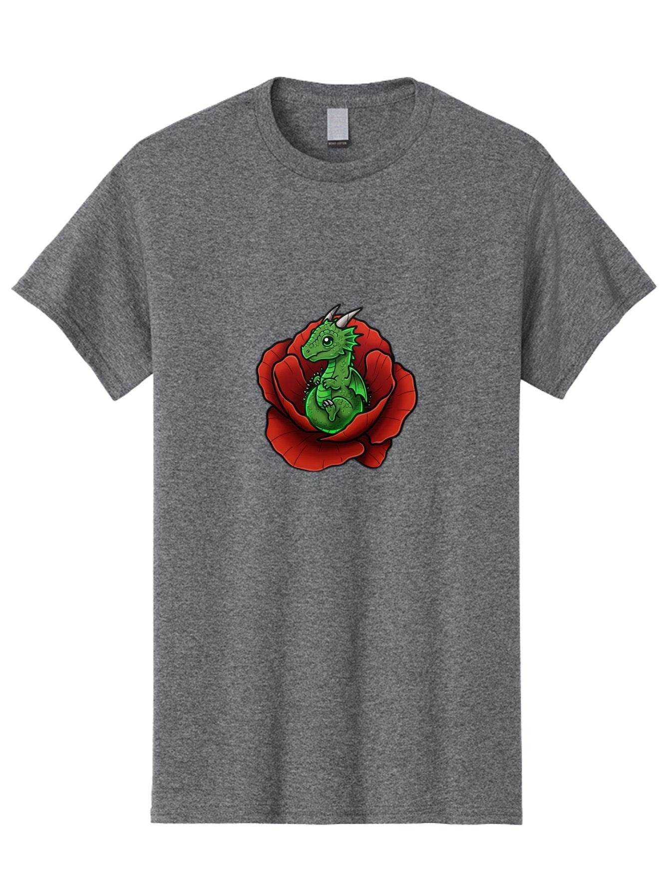 Dragon-In-Rose-1 Men'S Graphic Tee, 100% Cotton, Comfortable Casual Summer Wear, Machine Washable, Vintage Camera, Old Camera, Antique Camera, Black Camera, Classic Photography, Photography Equipment, Nostalgic Device, Film Camera, Camera Art Baj448 7