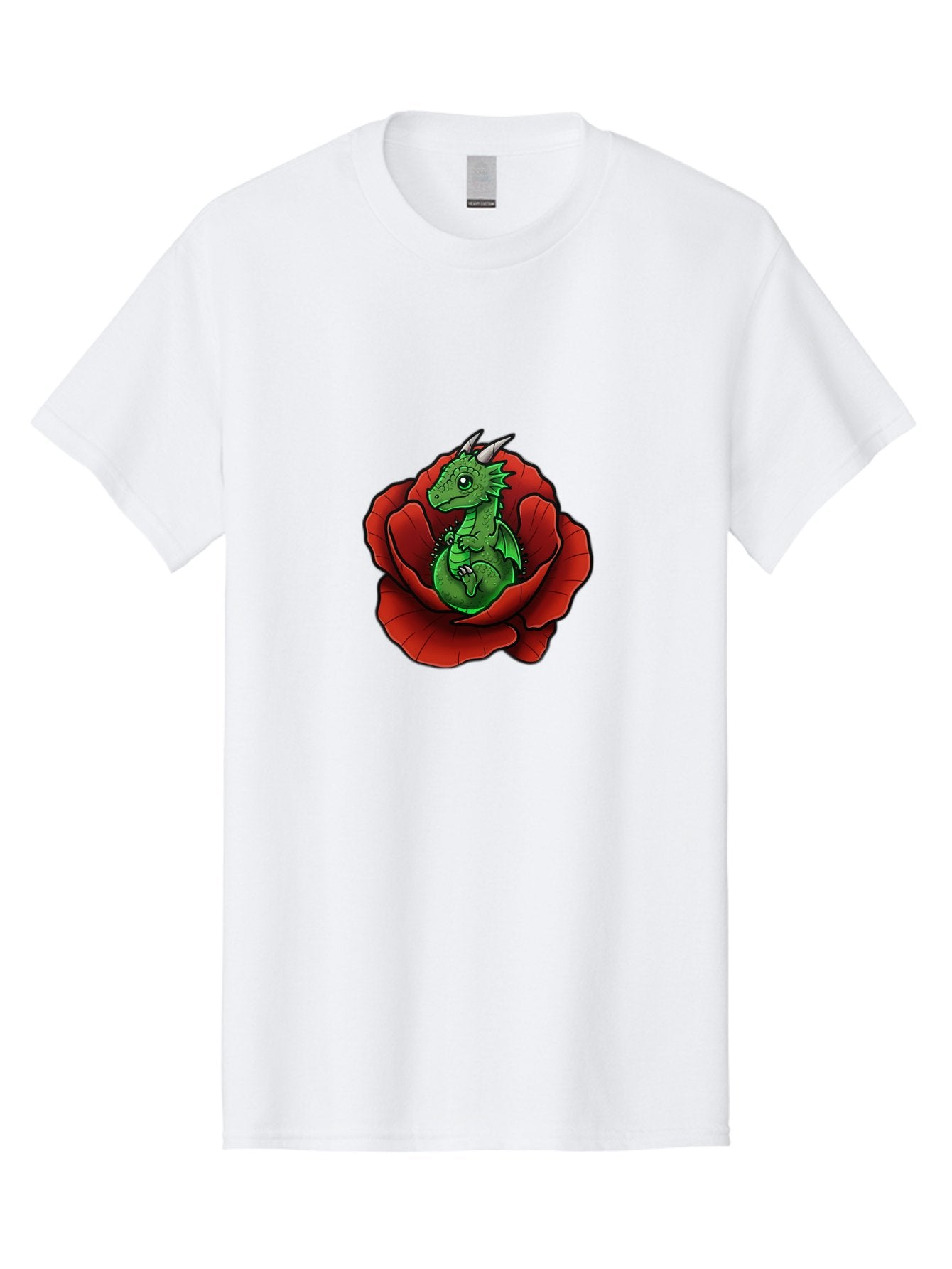 Dragon-In-Rose-1 Men'S Graphic Tee, 100% Cotton, Comfortable Casual Summer Wear, Machine Washable, Vintage Camera, Old Camera, Antique Camera, Black Camera, Classic Photography, Photography Equipment, Nostalgic Device, Film Camera, Camera Art Baj448 8