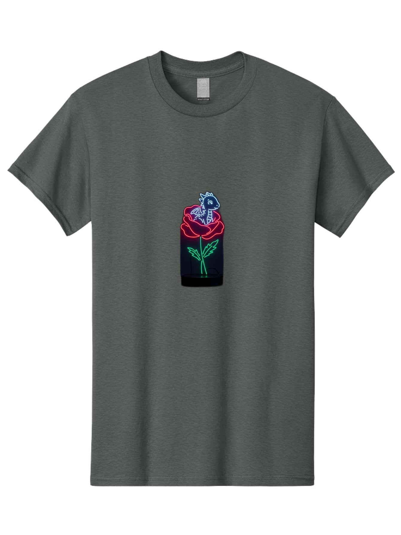 Dragon-In-Rose-3 Men'S Graphic Tee, 100% Cotton, Comfortable Casual Summer Wear, Machine Washable, Vintage Camera, Old Camera, Antique Camera, Black Camera, Classic Photography, Photography Equipment, Nostalgic Device, Film Camera, Camera Art Baj450 5